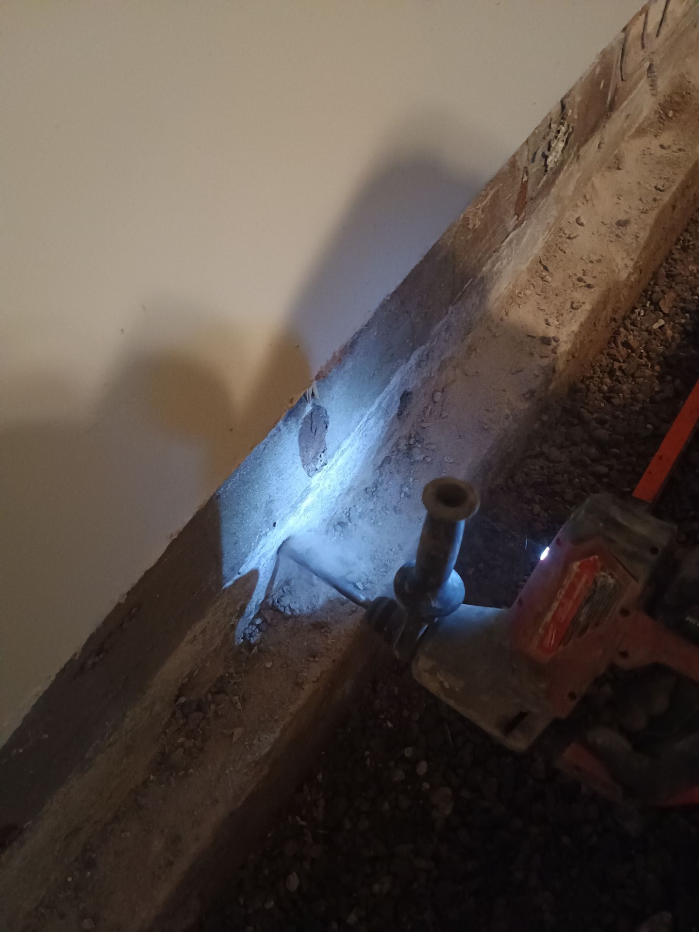 Drain tile for Kael in New Brighton by Waterproofing Northeast