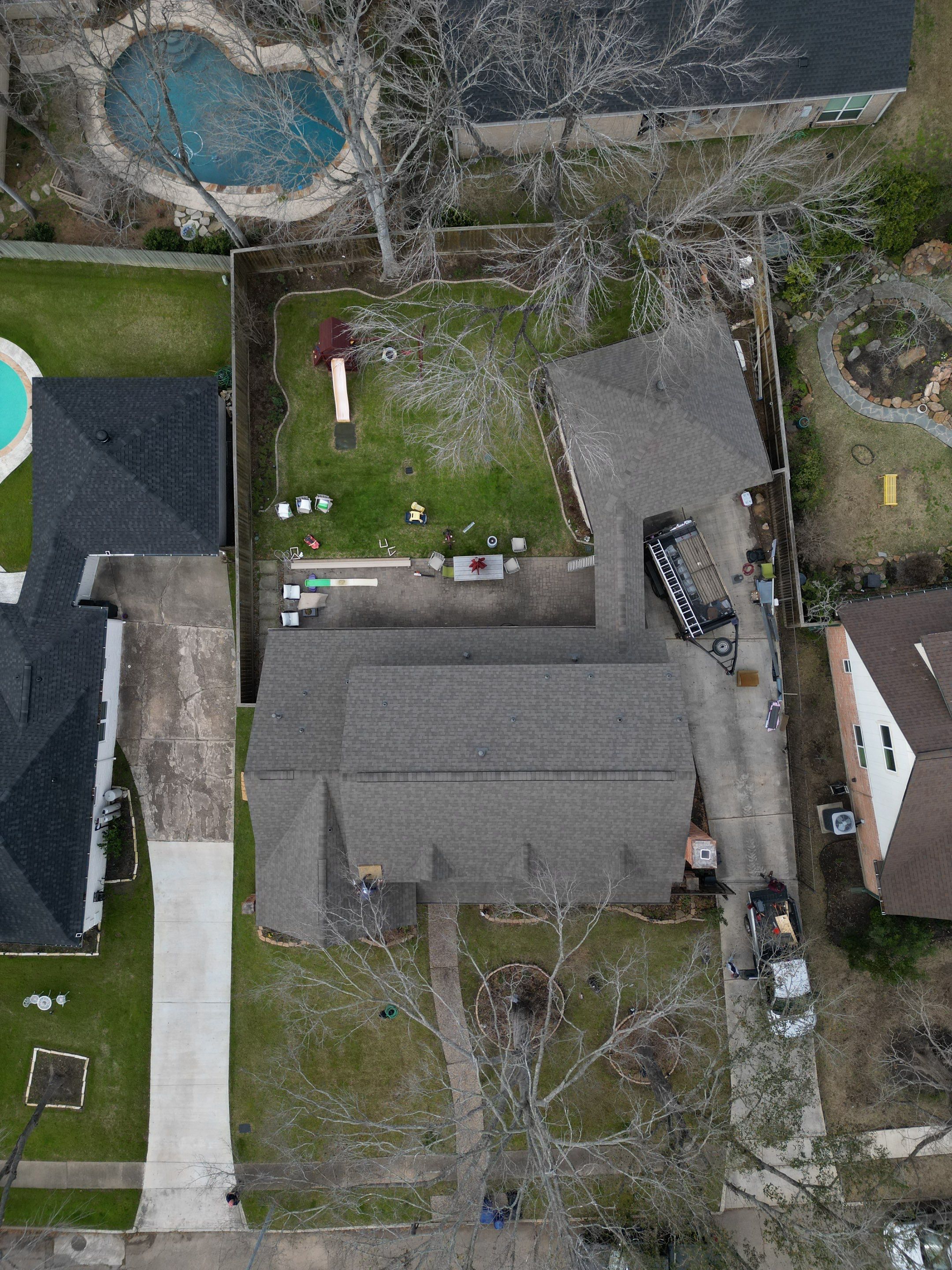 IKO Cambridge Weathered Wood by HHH Roofing & Construction
