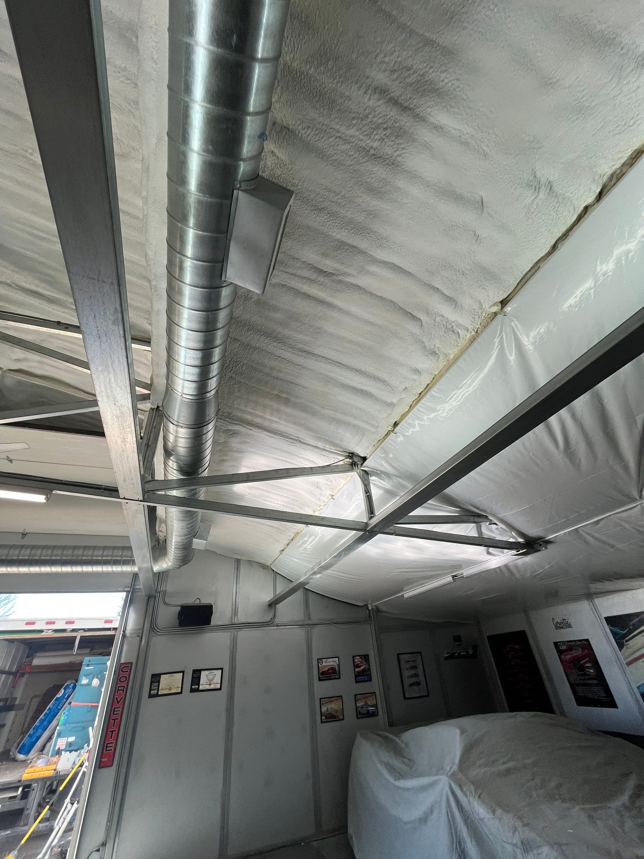 Sunnyvale Tx, Close cell spray foam custom garage  by Apex Insulation Solutions