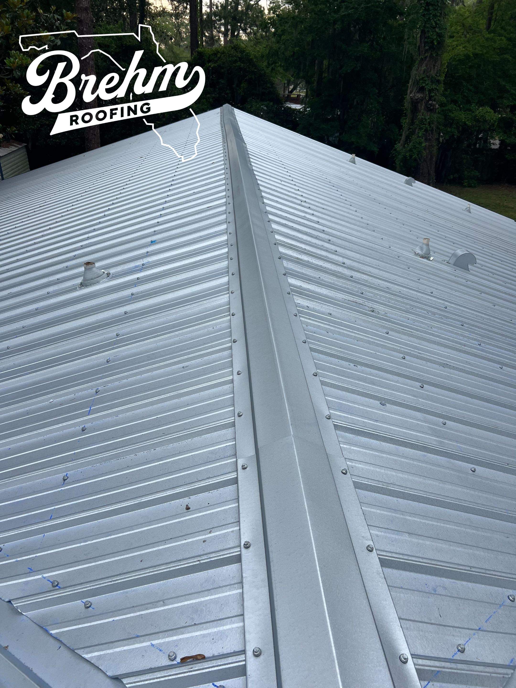 Metal Roof Replacement in Gainesville, Florida by Brehm Roofing