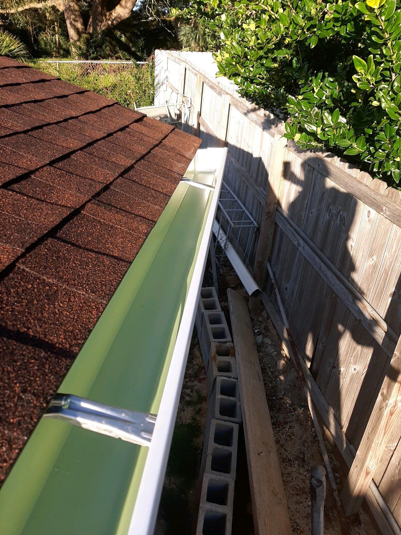 7-Inch Aluminum Gutters in Pensacola FL by Gutter Professors