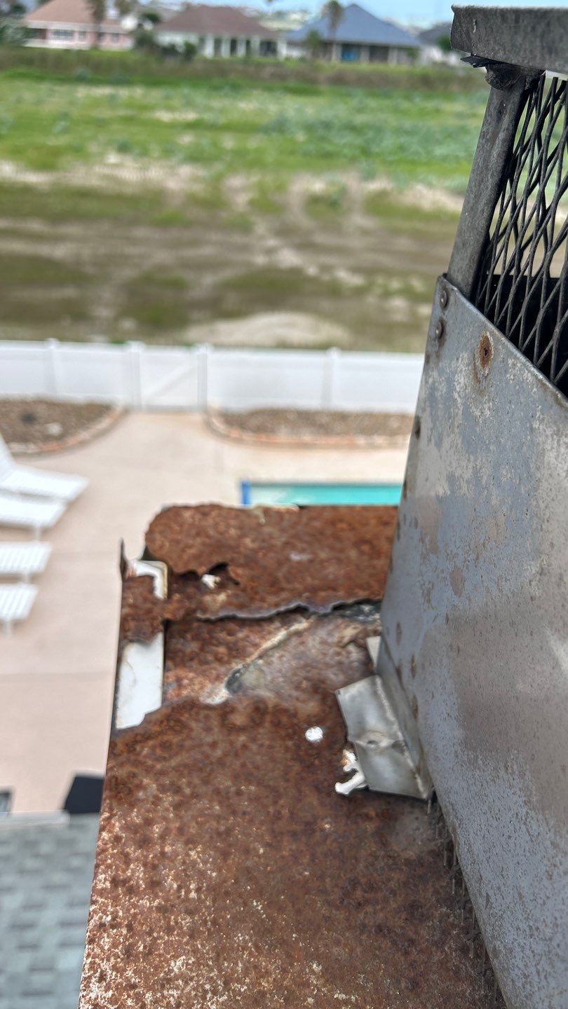 Chimney Cap & Chase Replacement using Galvanized Chimney Cap & Chase by Lighthouse Roofing
