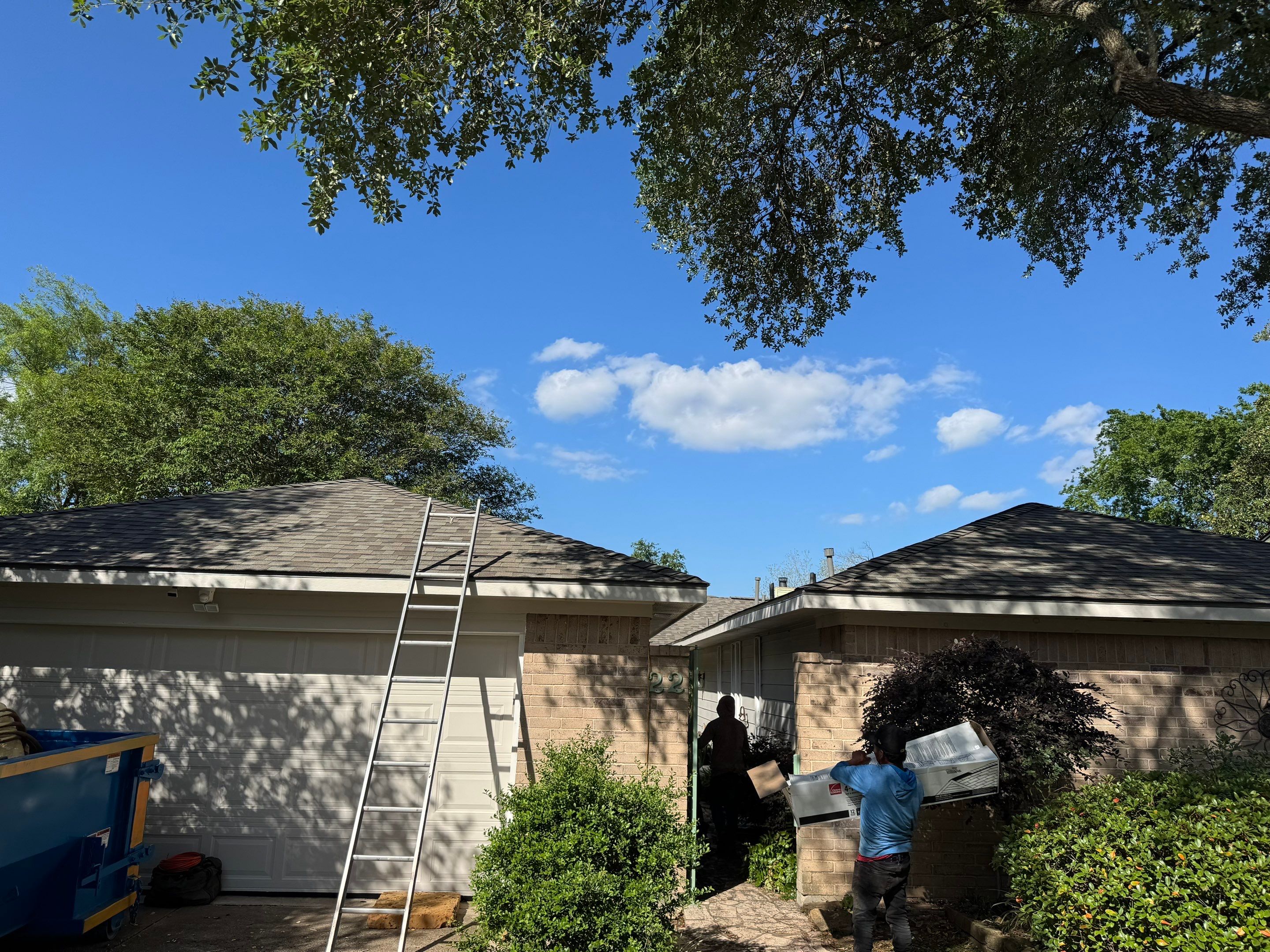 Project in Houston by Duque Roofing & Construction