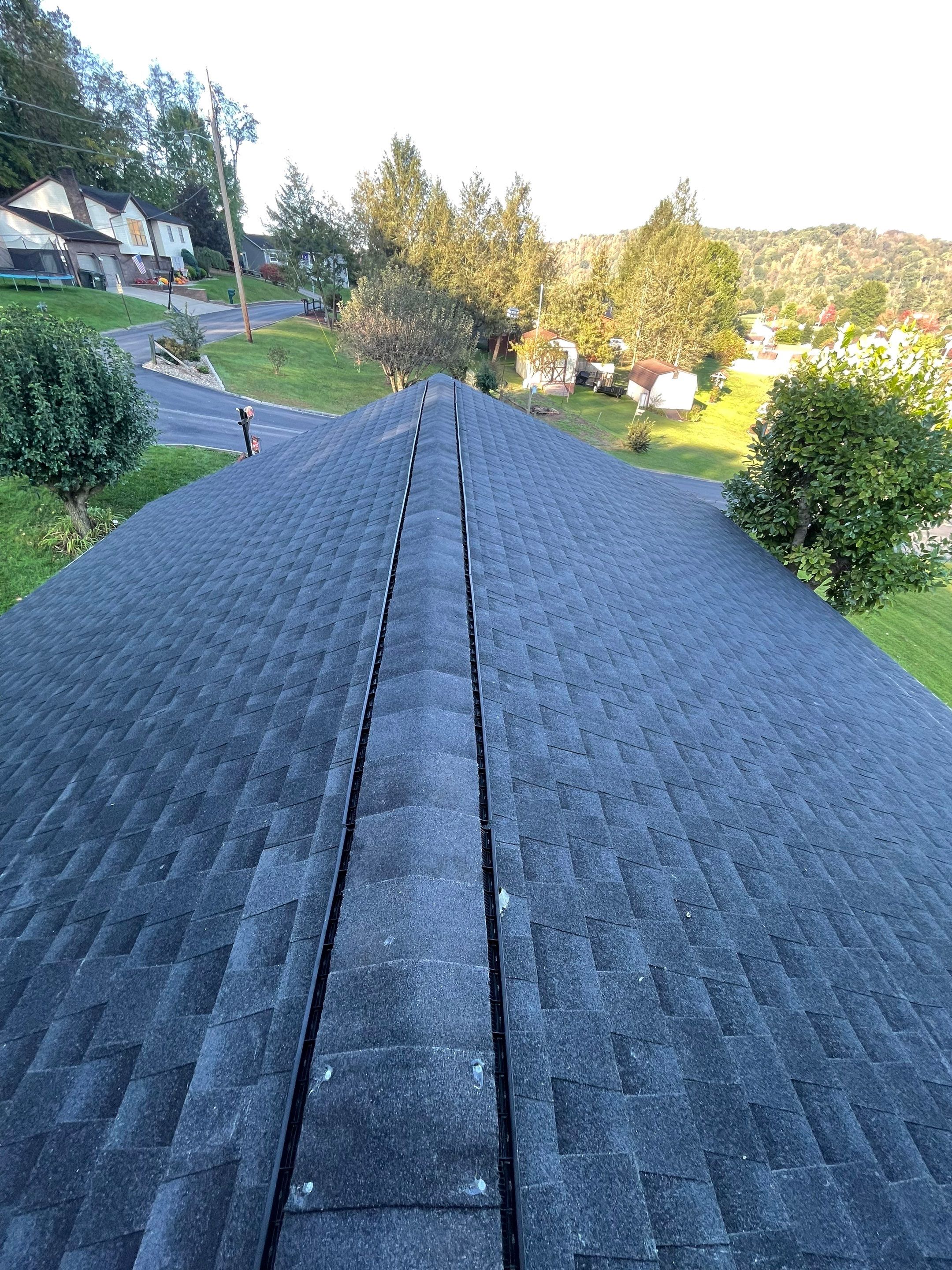 Residential Roofing Installation using GAF Timberline HDZ, Black by Rainstoppers Roofing