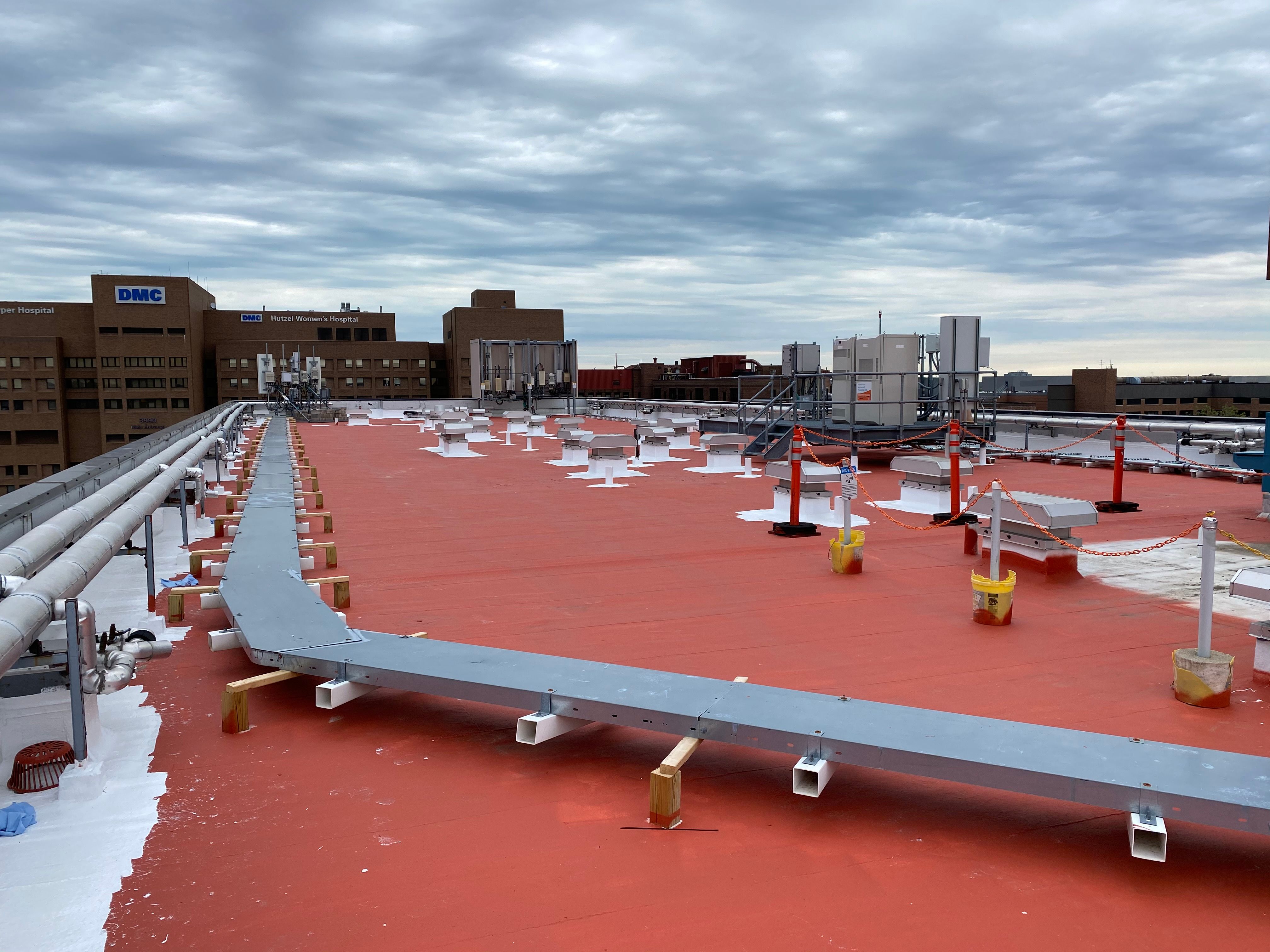City of Detroit Roof Restoration by Bloomfield Construction & Restoration