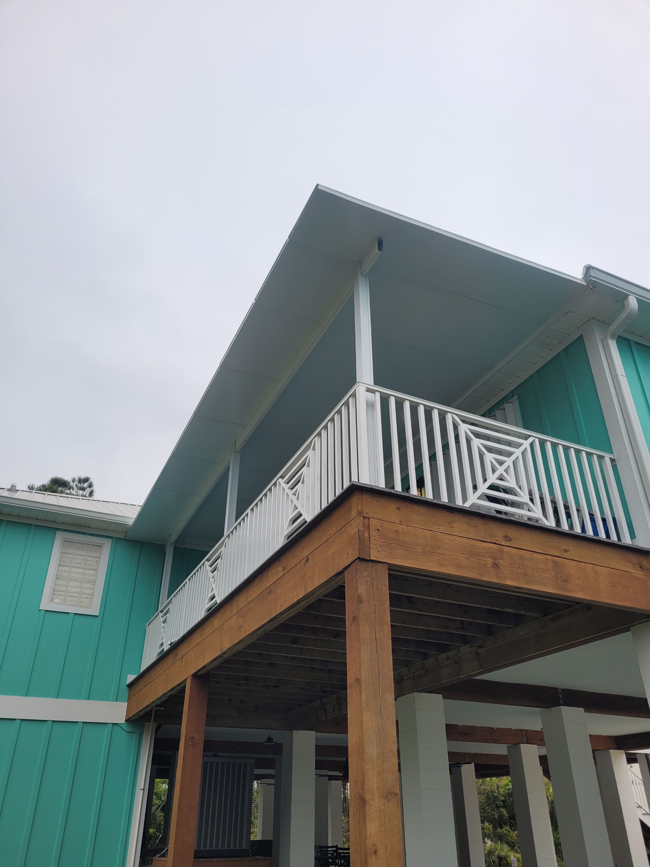 Elevated Patio Cover w/Pergola Trim by Titan Sunrooms