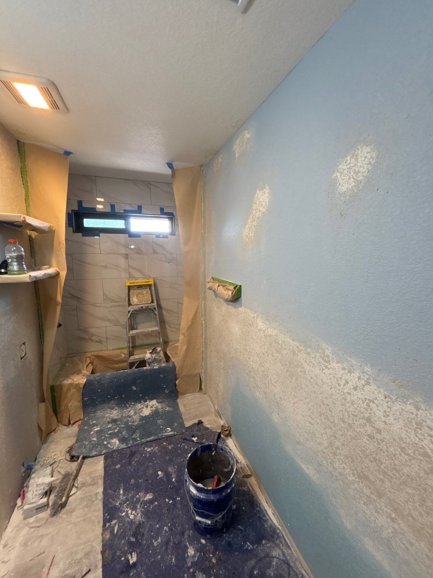 Bathroom Remodel with New Shower and Vanity by SC Remodeling