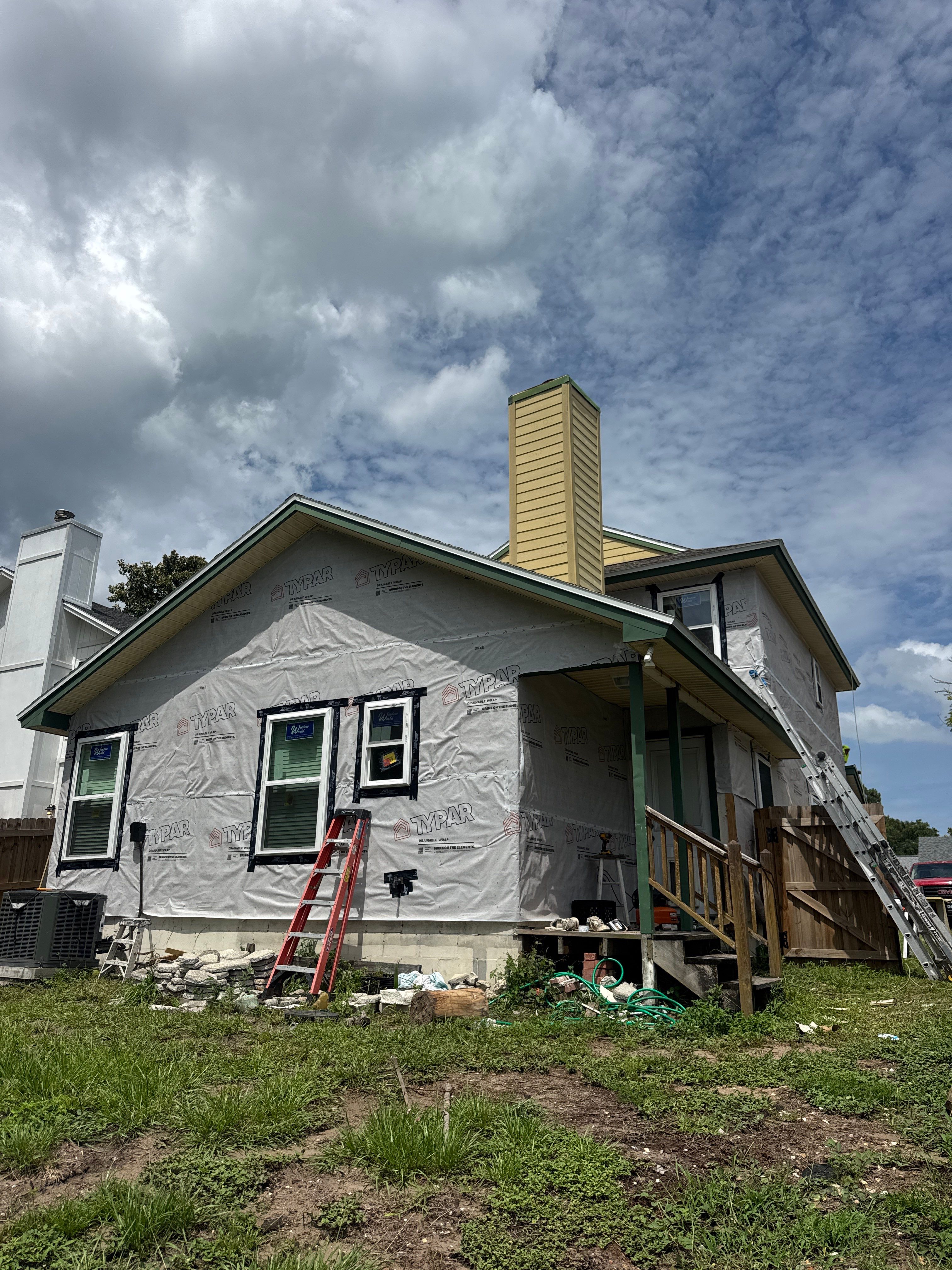 Full Exterior Renovation and Siding Installation in Jacksonville Beach by Colorwise Painting