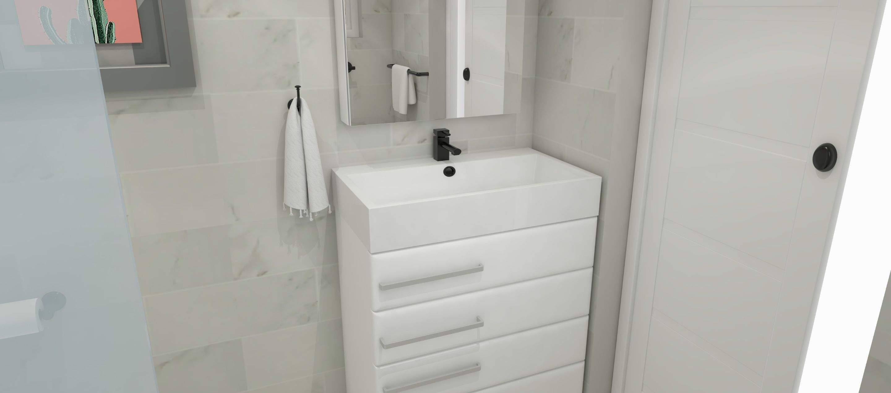 Bathroom Remodel using Tile by Home Concepts Construction