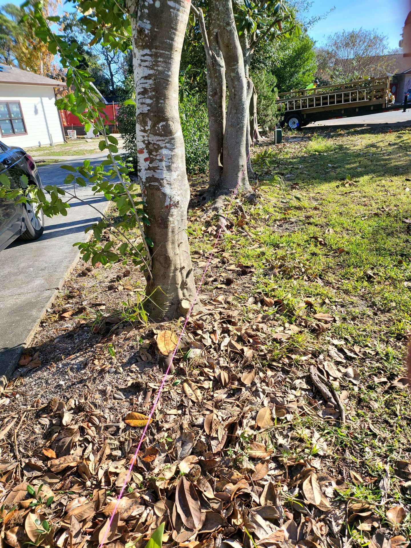 8' PRIVACY WOOD WITH 2 3/8 POUNDED POST  by Hip Square Fence Inc.
