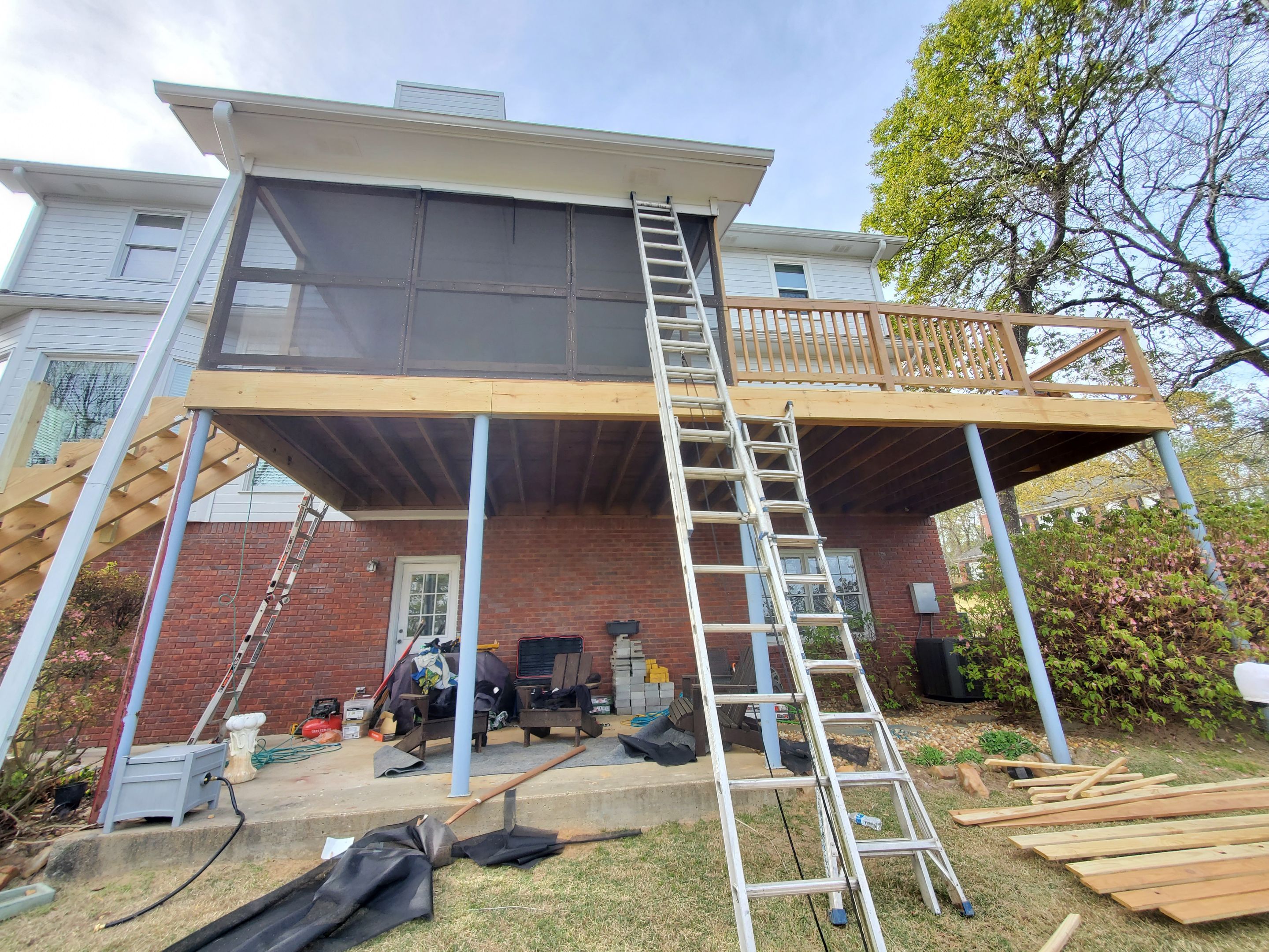 Shades Pointe Lane - Deck Installation  by Pillar and Pine