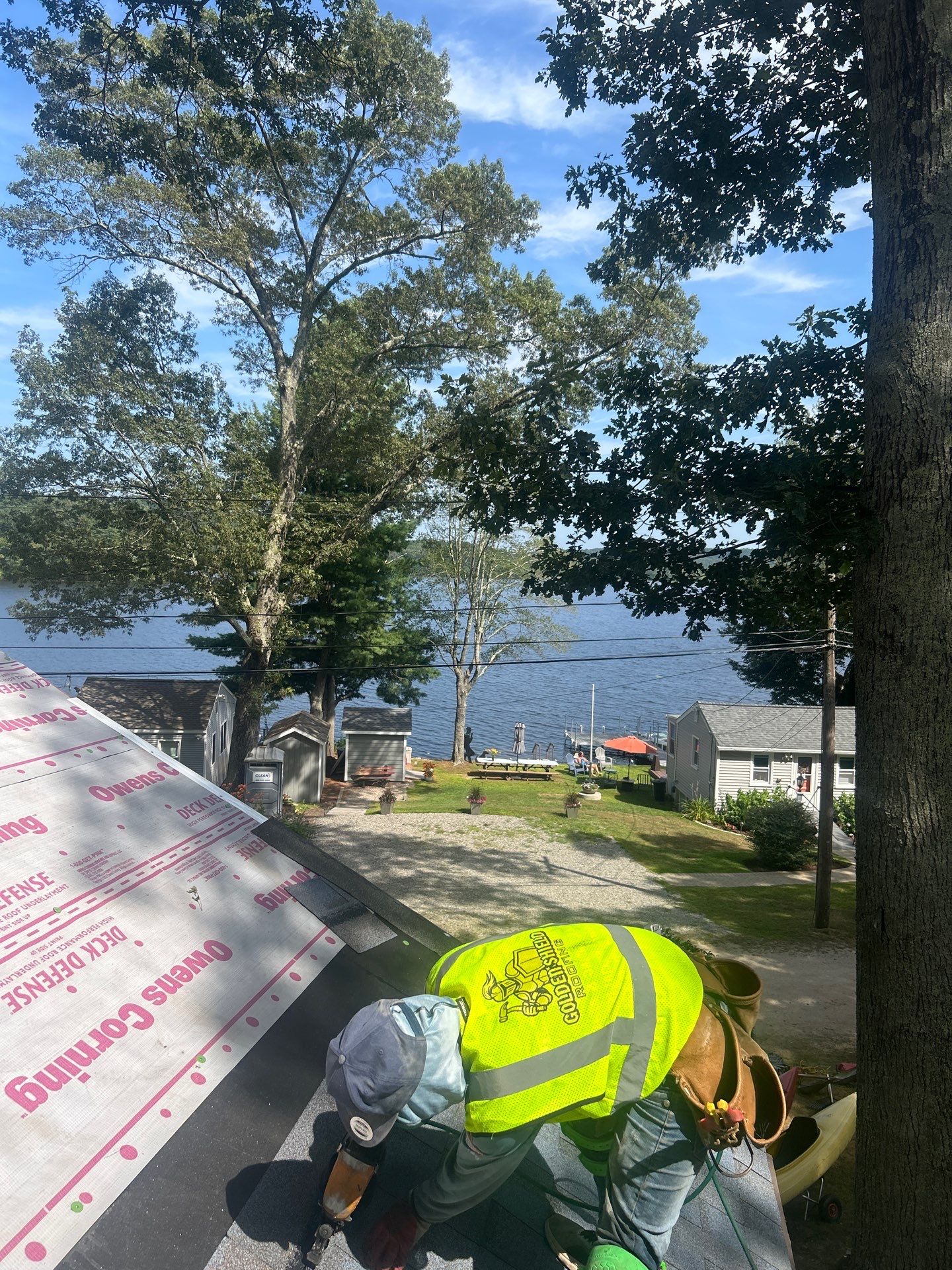 Owens Corning Duration: Harbor Blue in East Haddam by Golden Shield Roofing