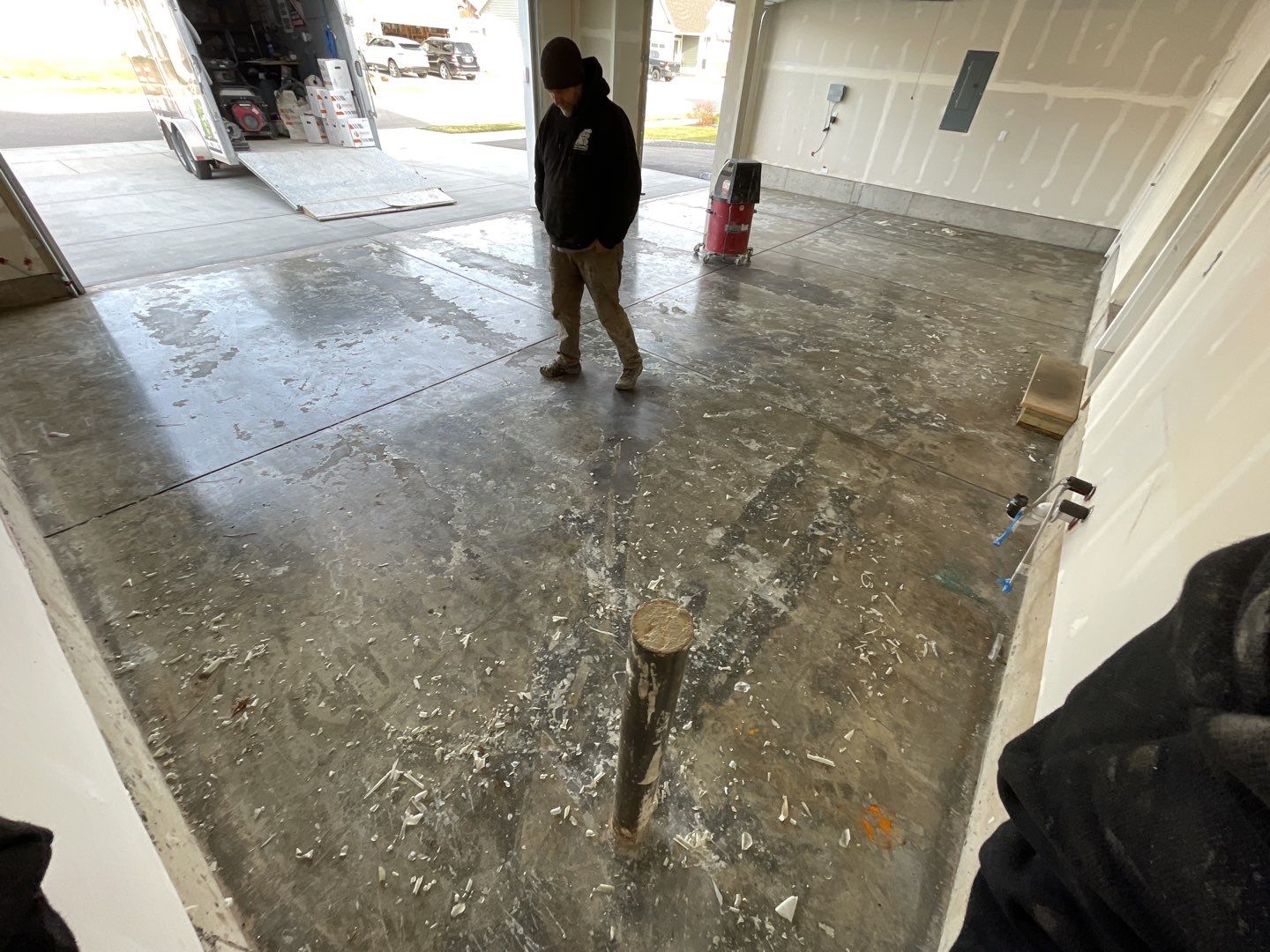 Garage Transformation using Domino by Croc Coatings, LLC