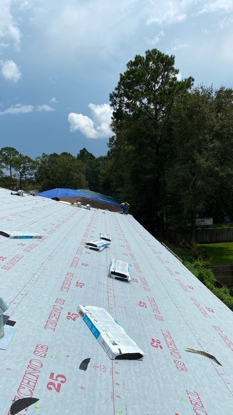 Commercial Roofing Installation using Roof Replacement by American Roofing & Construction LLC