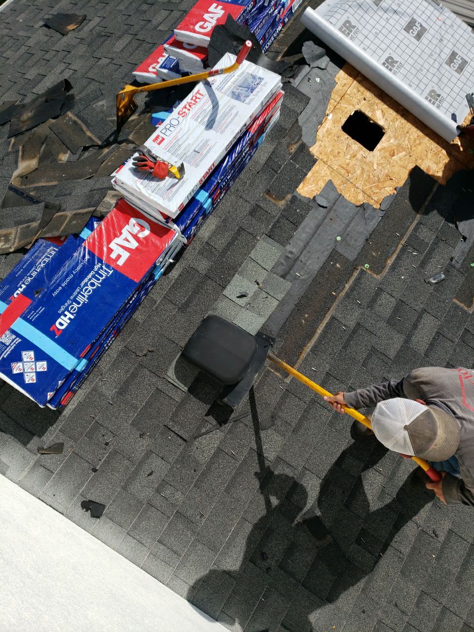 Residential Roofing Installation using GAF Timberline HDZ - Lifetime Shingle by The Roof Doctor