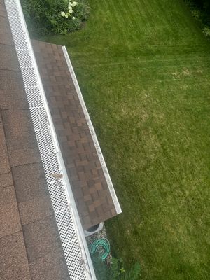 Turtle Shell gutter protection installation in Naperville, IL 60540, photograph 10