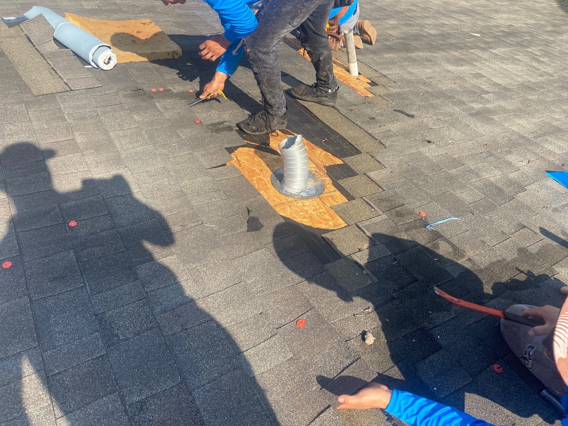 Hail Damage using Owen's Corning Duration (Lifetime) Shingles by Roof Repair Company