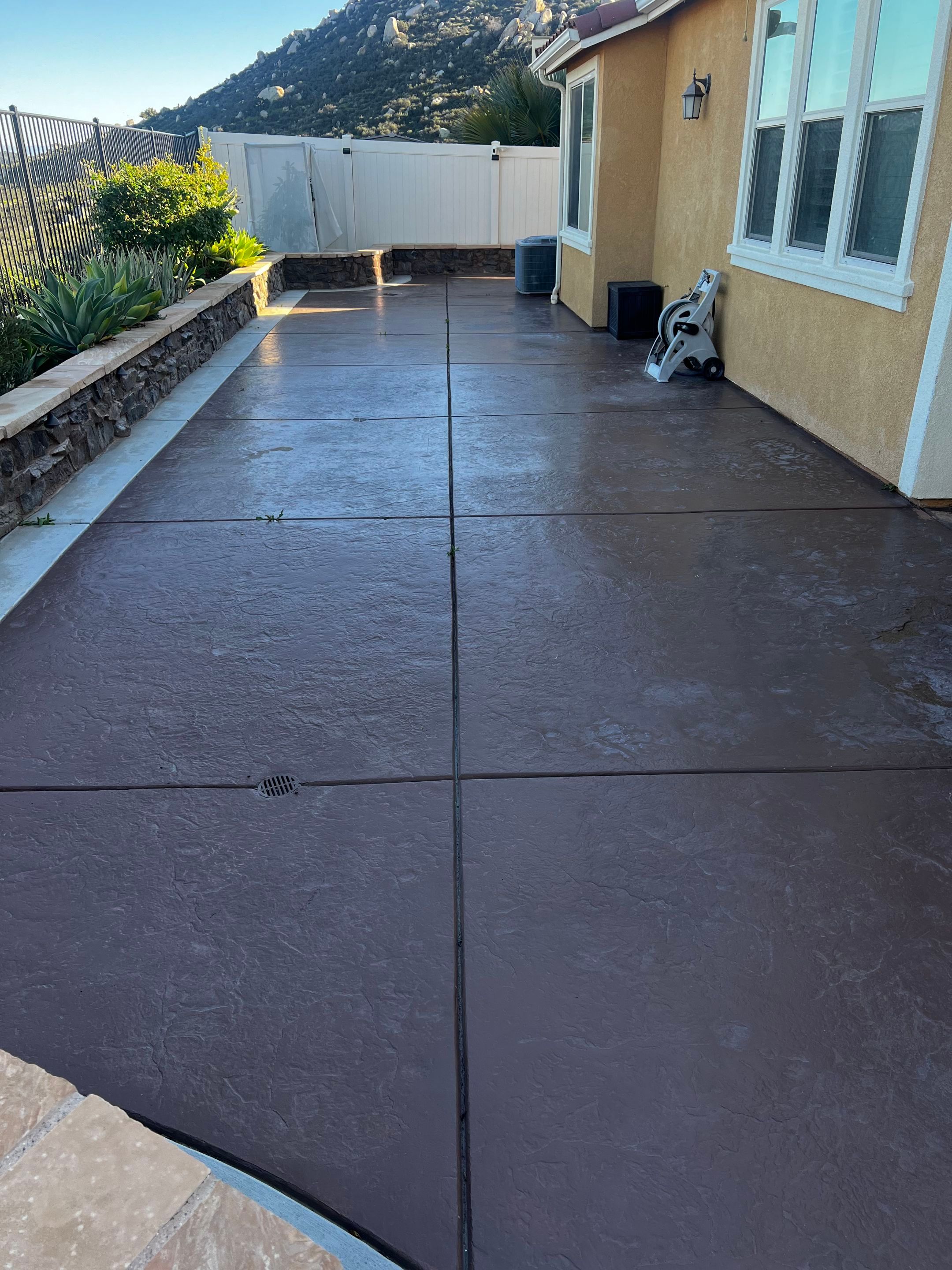 Sandblasting Paint Off Concrete & Sealing in Lake Elsinore, CA by La Power Washing Inc