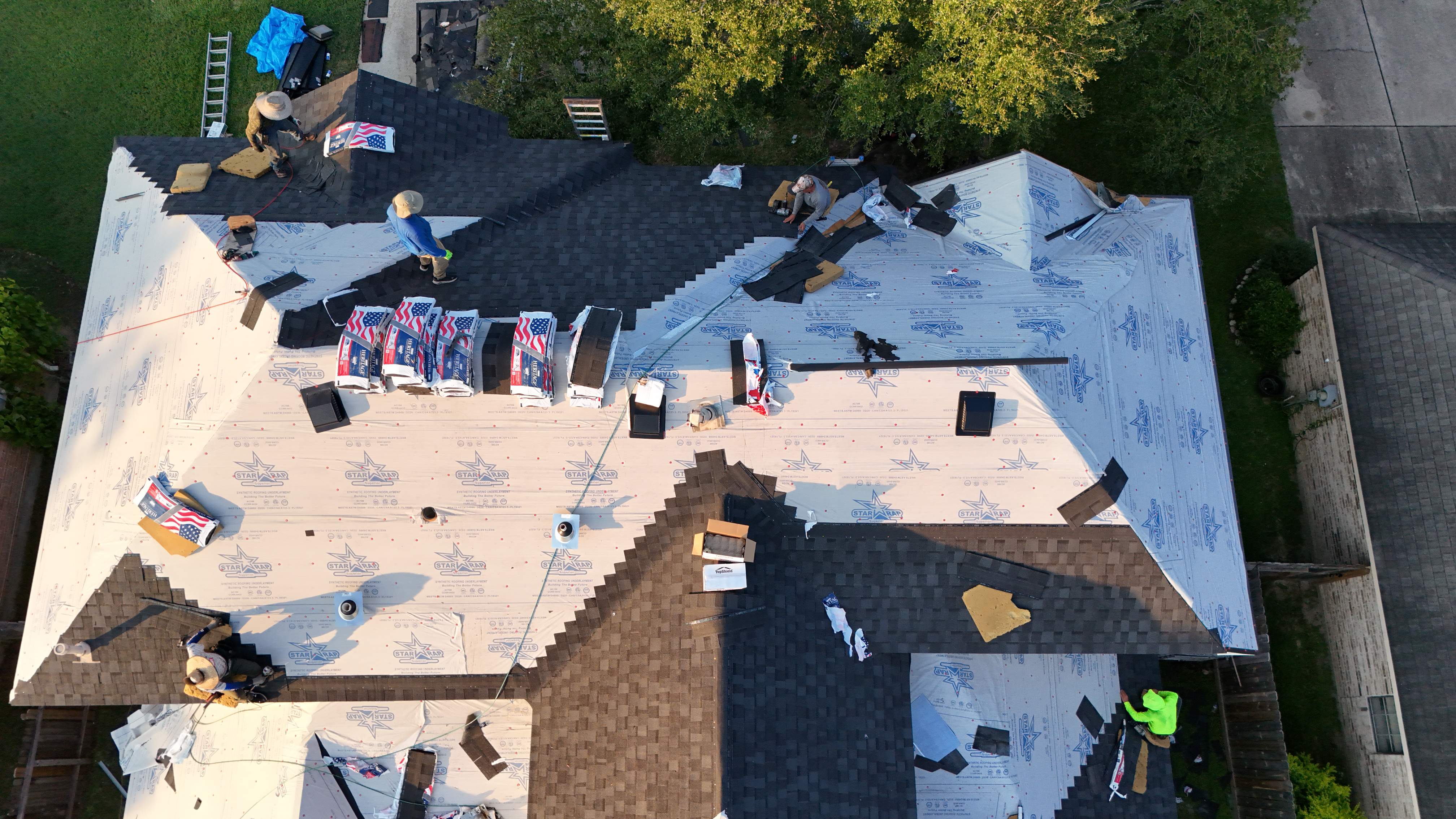 All-Hands Roof Replacement — Houston, TX by PL Roofing & SB Roofing, LLC.