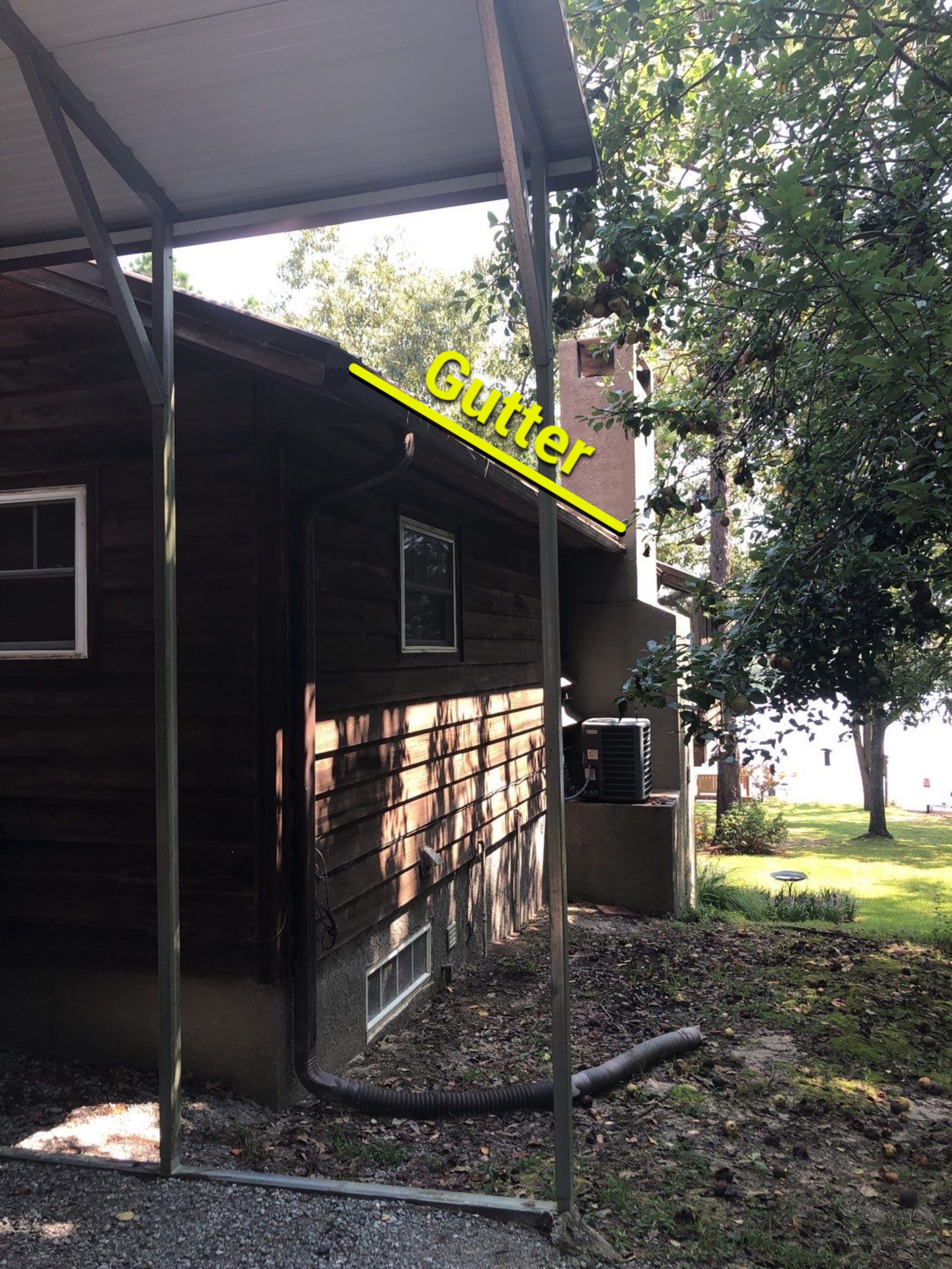 Gutter Installation using Royal Brown K-Style Seamless Gutters and LeafBlaster Pro Gutter Guards by Gutter Professors