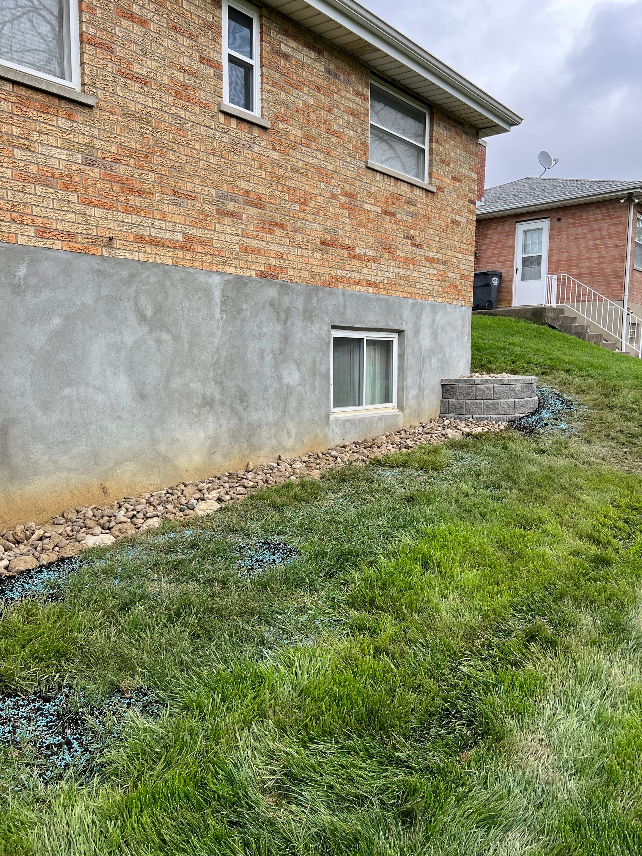 Wall Installation and Gravel Bed Creation by Reisenberg’s Lawn & Landscape, LLC