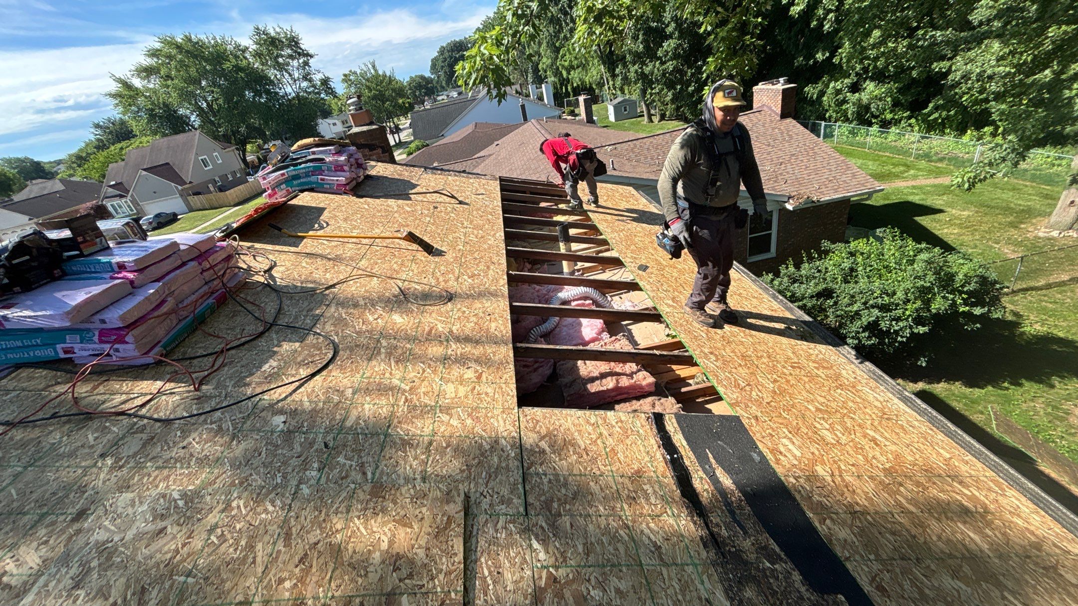 Roof Replacement using Owens Corning Estate Gray by 180 Contractors