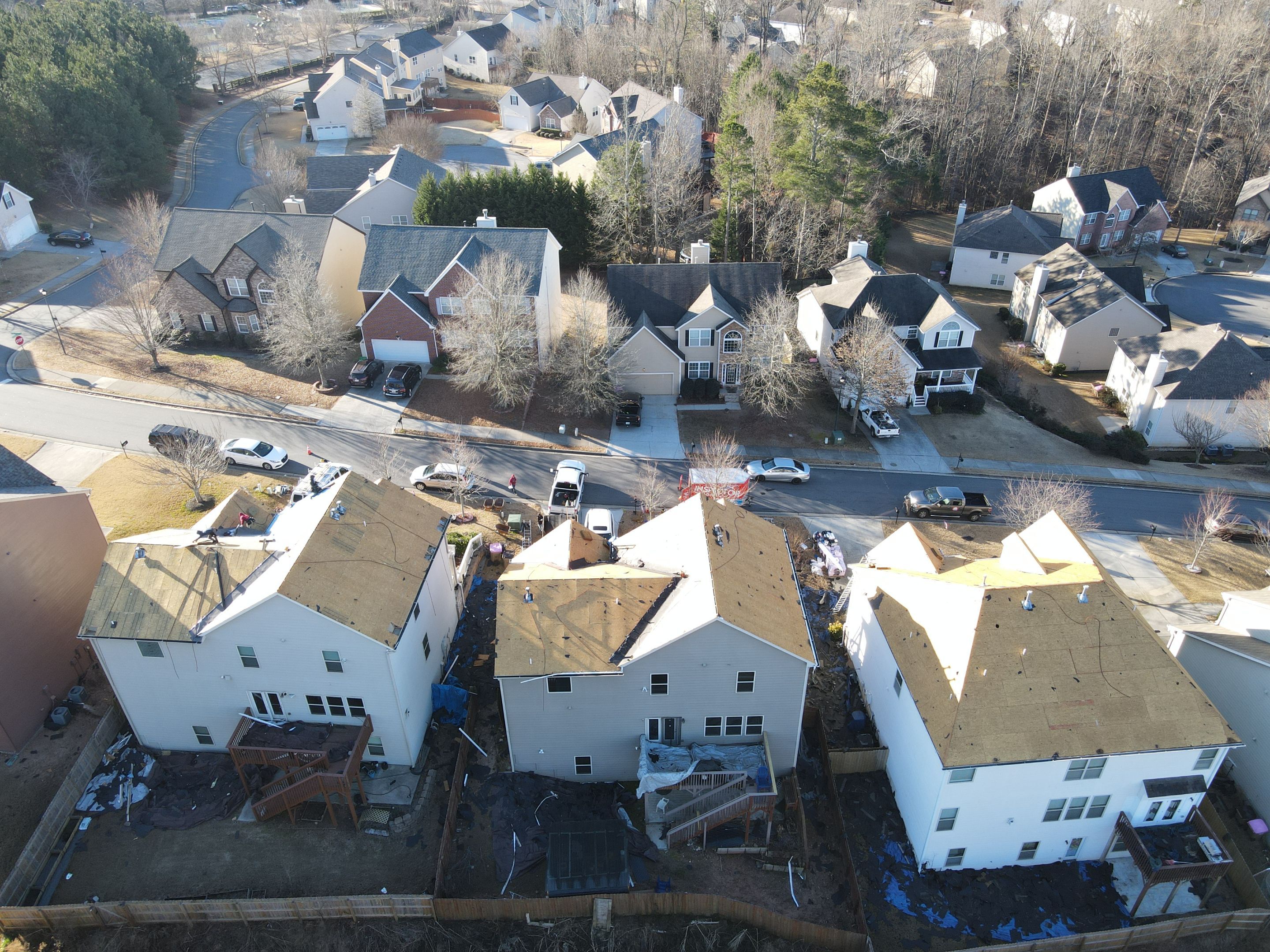 Residential Roofing Installation using Owens Corning by Inspector Roofing and Restoration