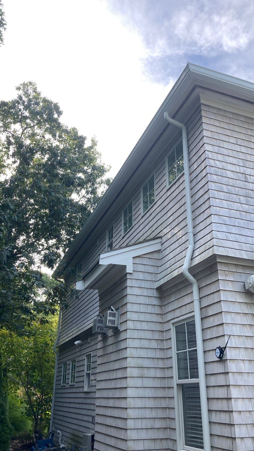 Provincetown, MA Gutter Installation using 6" K-Style Aluminum Duo Pro Gutter by Gutter Pro Enterprises