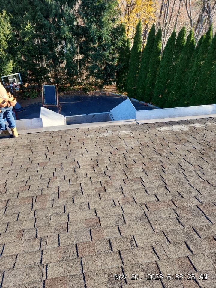 Residential Roofing Installation using Owens Corning TruDefinition Onyx Black by A Plus Exterior