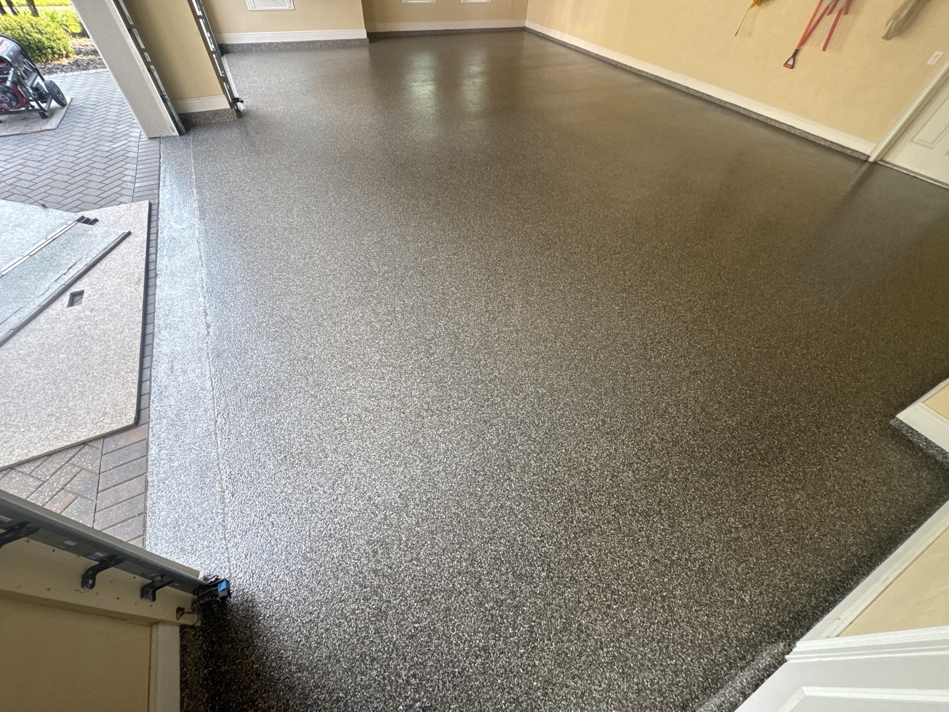 Garage Project in Gainesville, FL in Silver Creek by Cross Creek Concrete Coatings