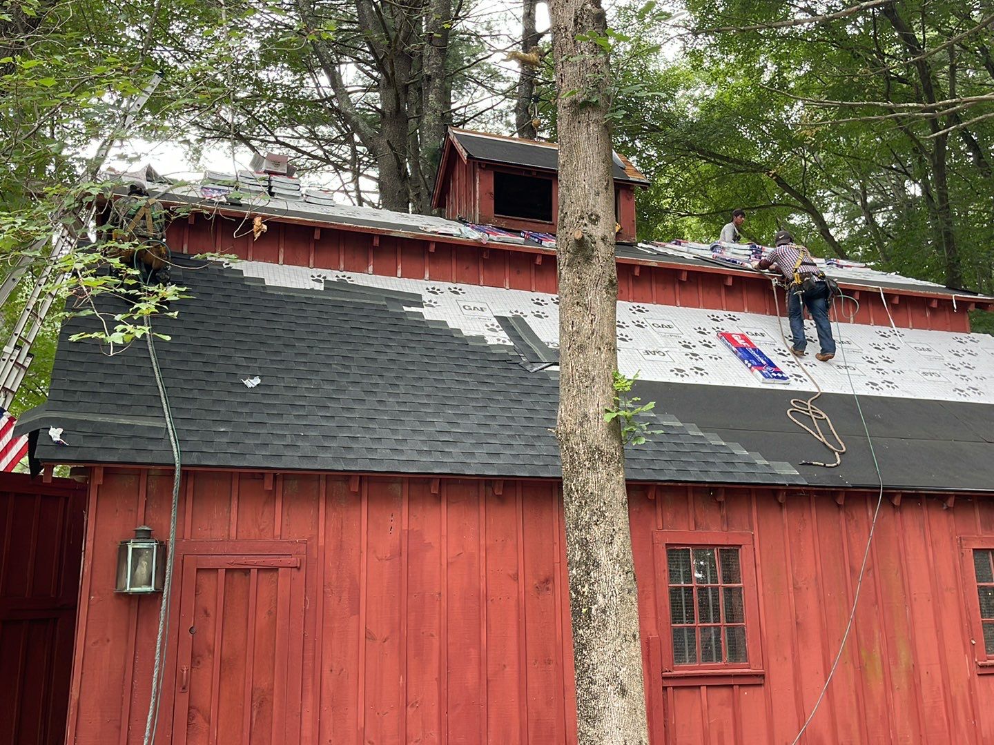 Residential Roofing Installation using GAF Timberline HDZ by Sensible Home Solutions