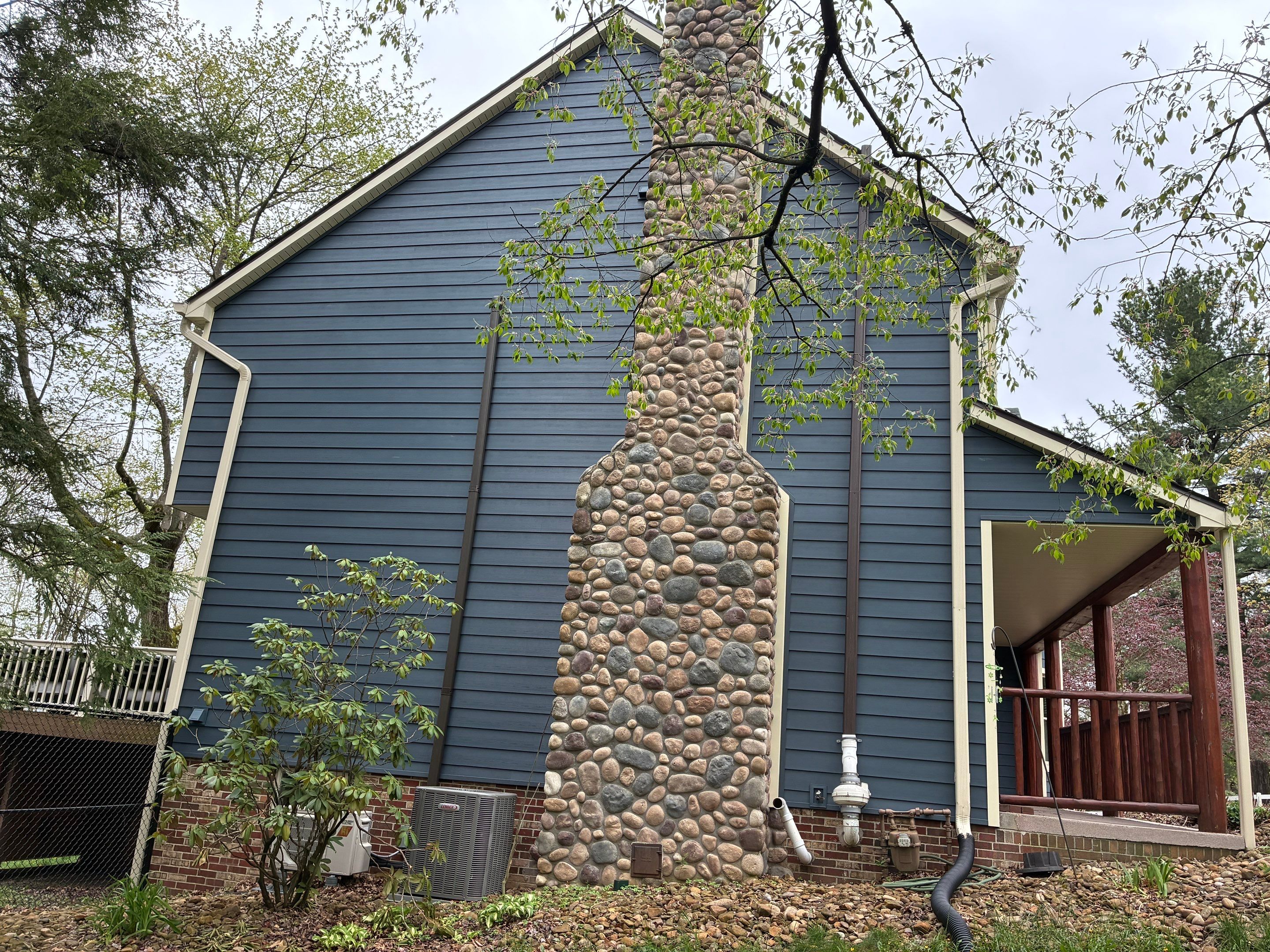 Wood Log Cabin to Everlast by Ideal Siding Pittsburgh