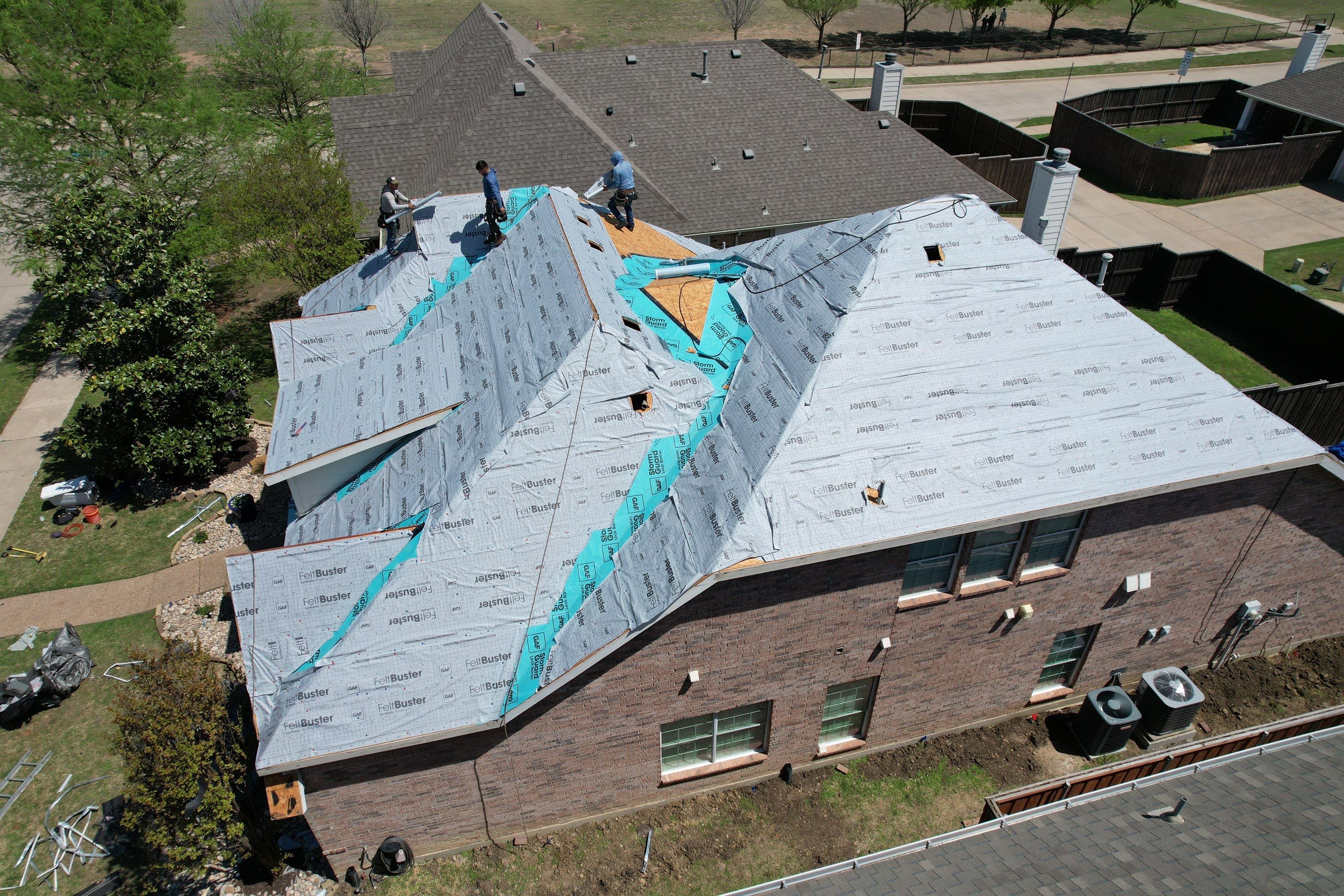 Project in Frisco by Zeus Exteriors