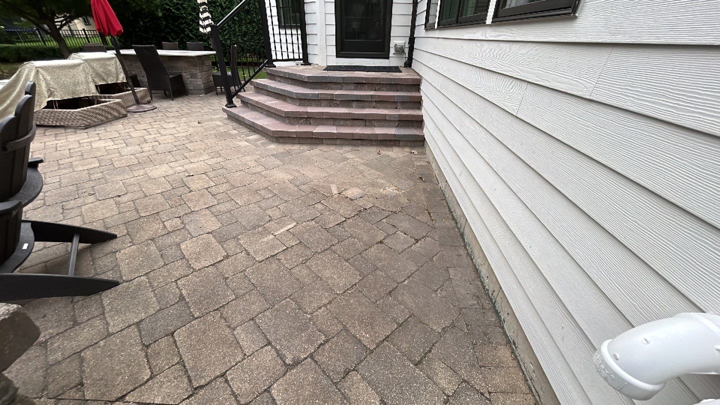 Brick paver clean, sand and seal.  using Surebond SB-1300 by Northern Power Washing LLC.
