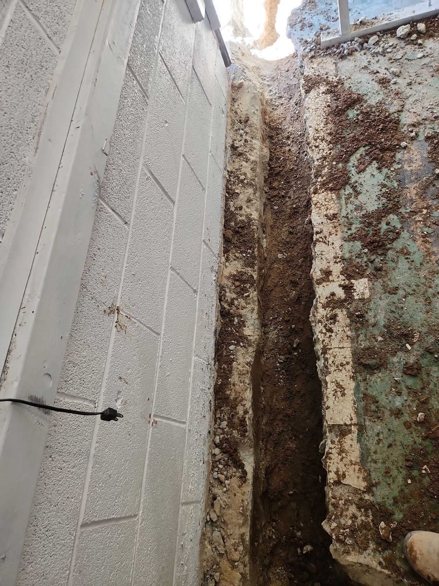 Interior French Drain & Mold Remediation Project in Manville, New Jersey by Pure Service Pro, LLC 