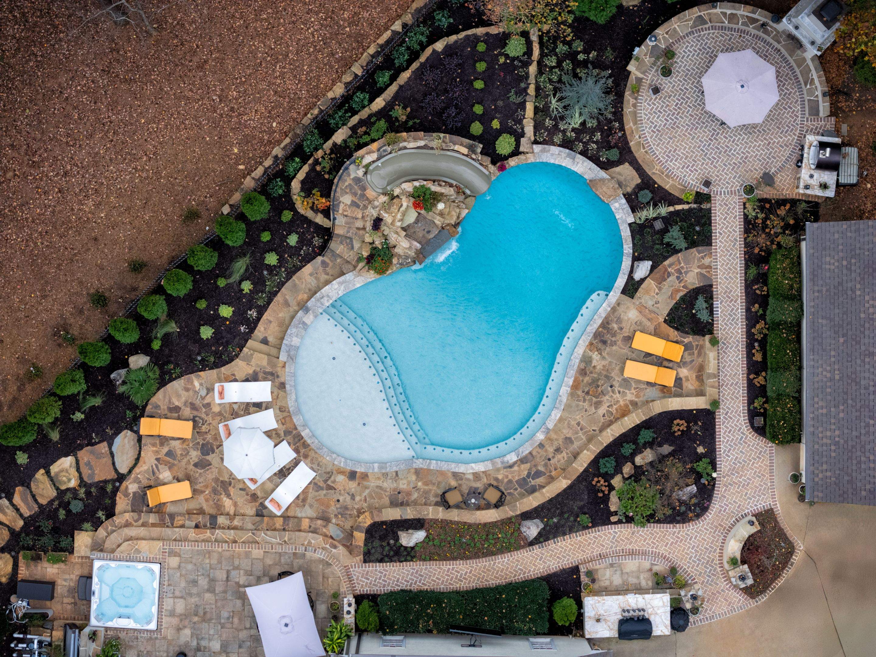 Project in Powder Springs by Aquarama Pools and Spas