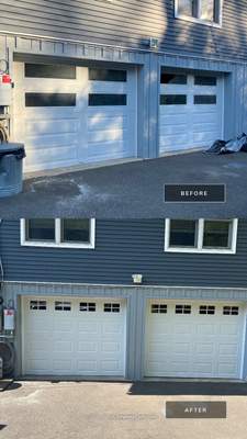 Double Garage Door Upgrade