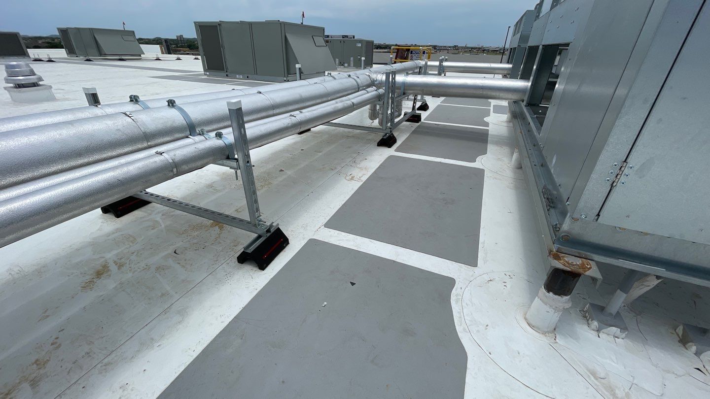 Bio-Life Commercial Roof Replacement using IB Systems PVC by Roof Experts