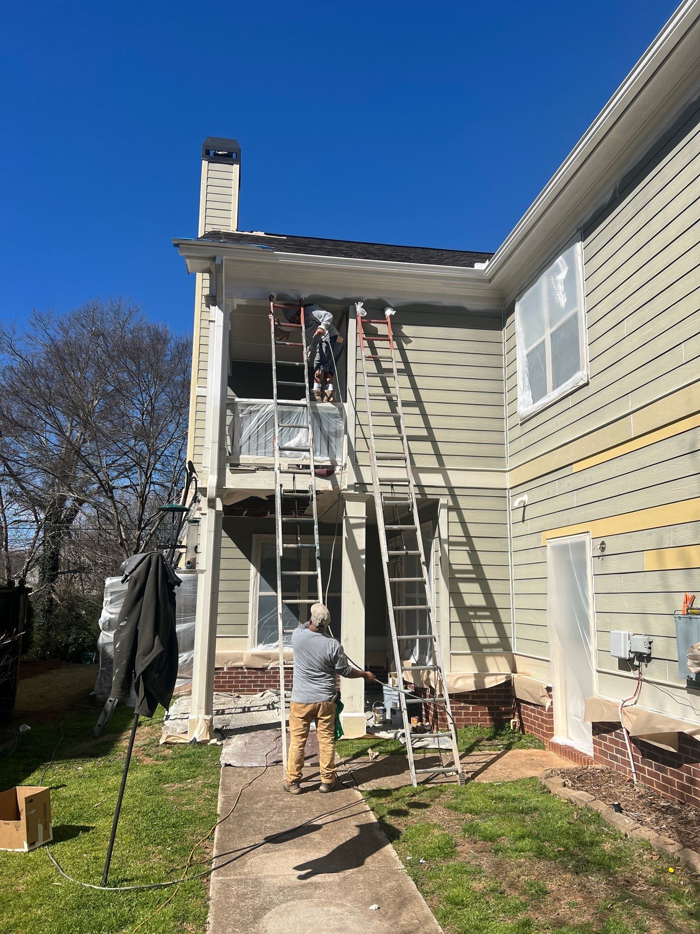 Exterior Paint and Rotten Wood Replacement in Smyrna, GA by Nelson Exteriors