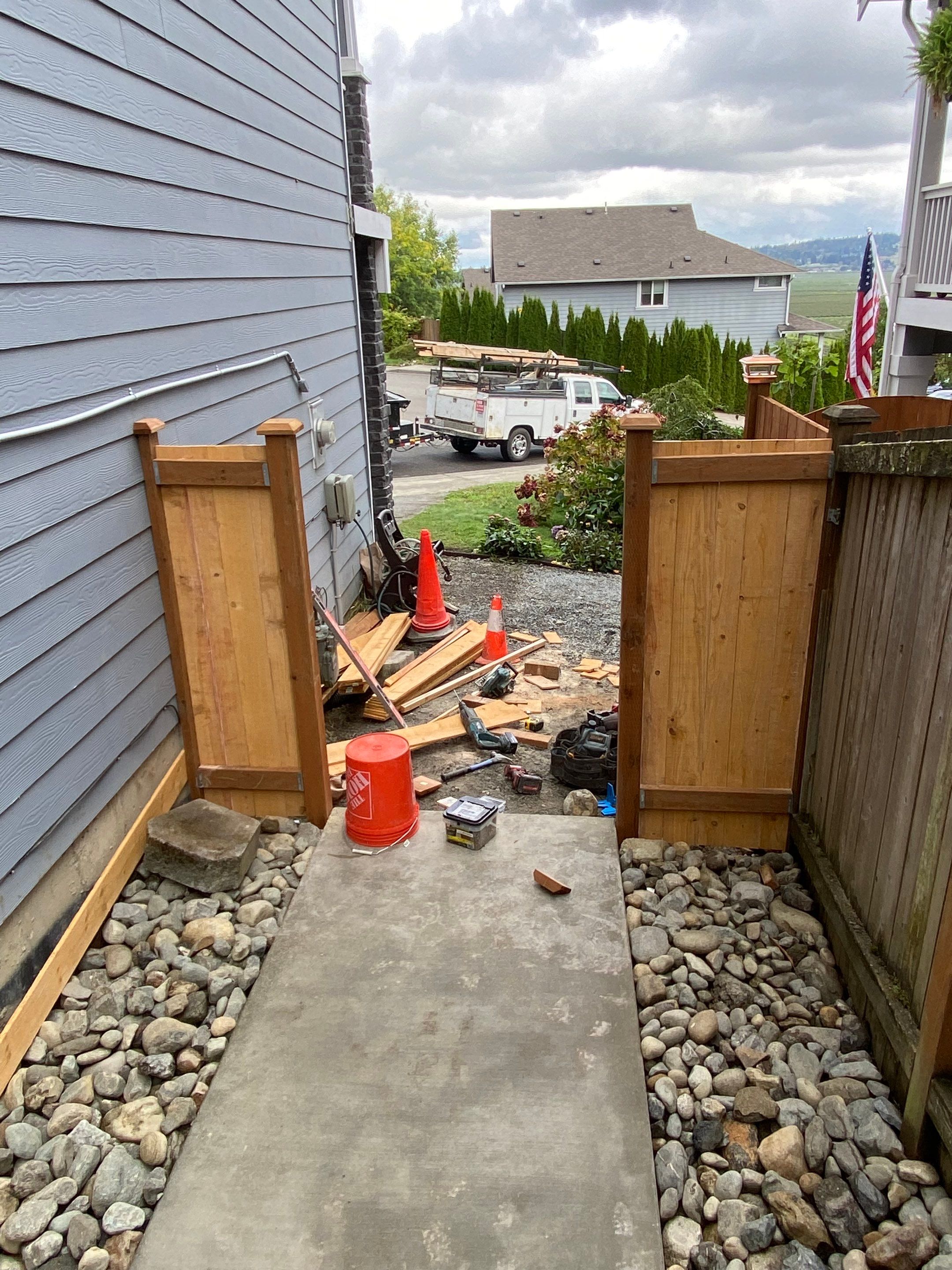 Jireh Outdoor Projects | Concrete Stair Repair and Retaining Wall by Jireh Asphalt & Concrete Inc 