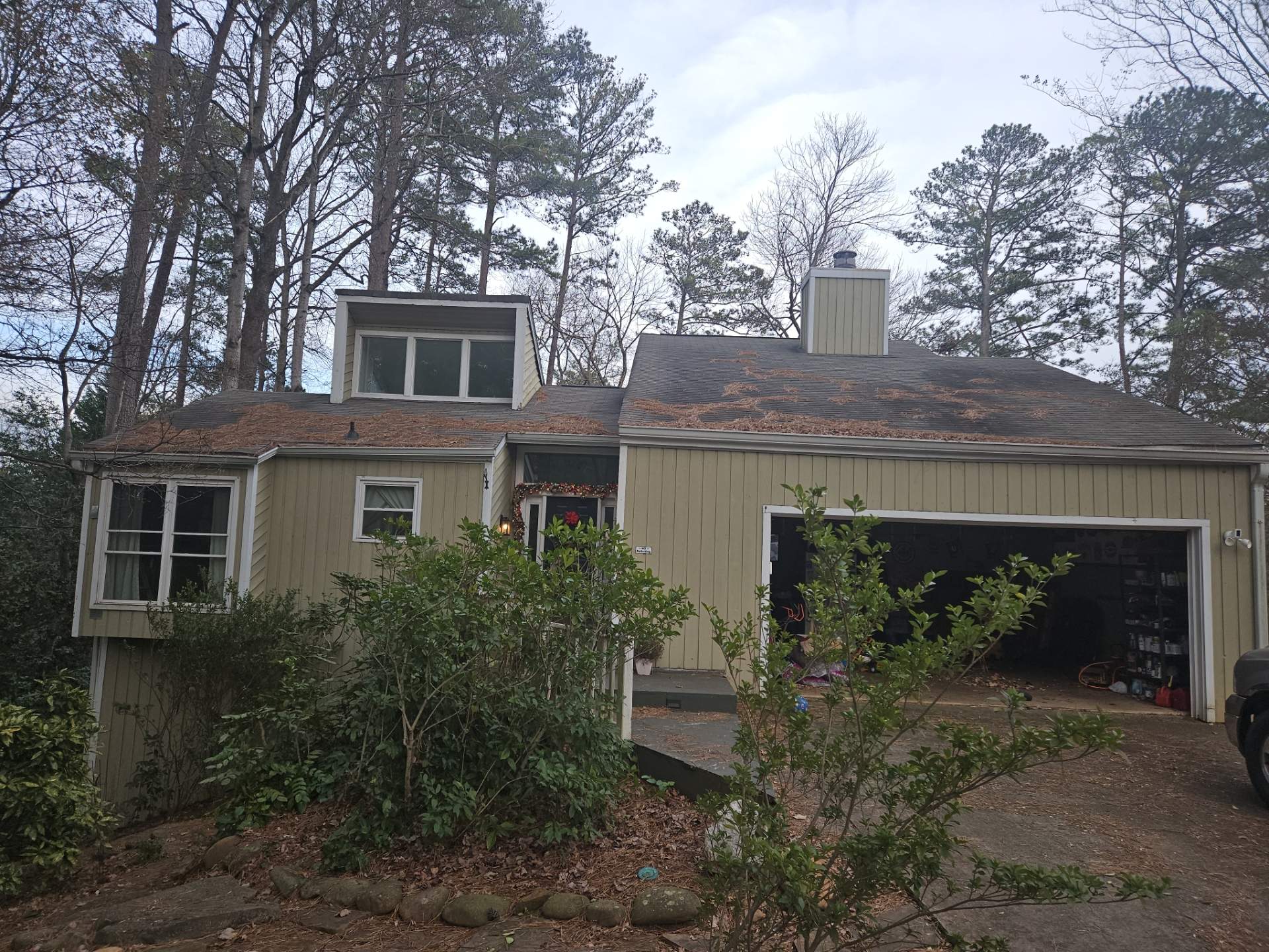 Exterior Painting with Accent Color and James Hardie Siding Installation in Marietta, GA by Nelson Exteriors