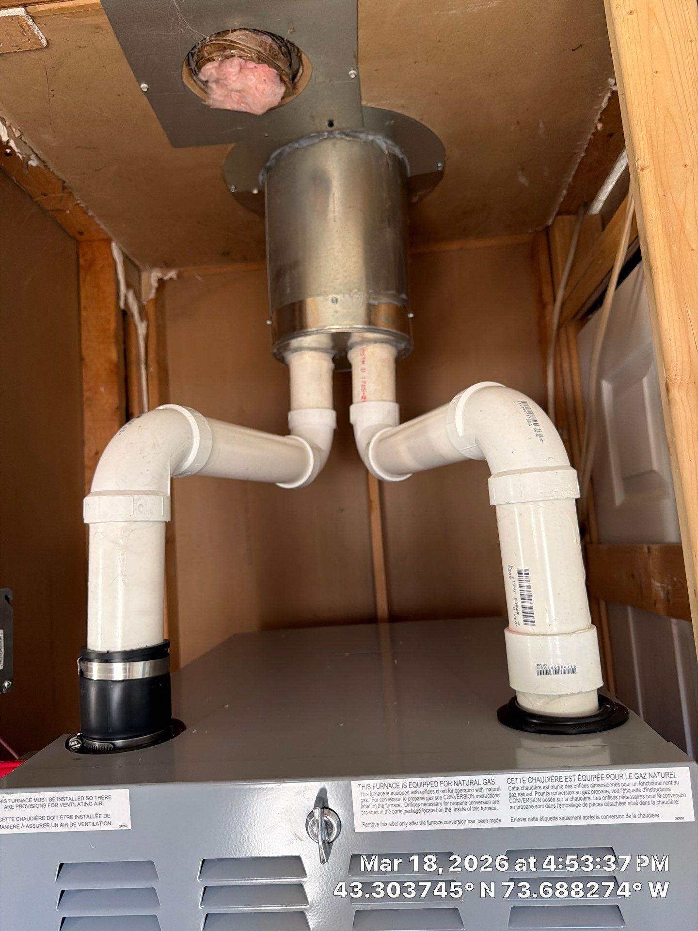 Furnace Replacement and Mobile Home Belly Insulation Project in West Glens Falls by Saffron Elite Home Performance & Building Science