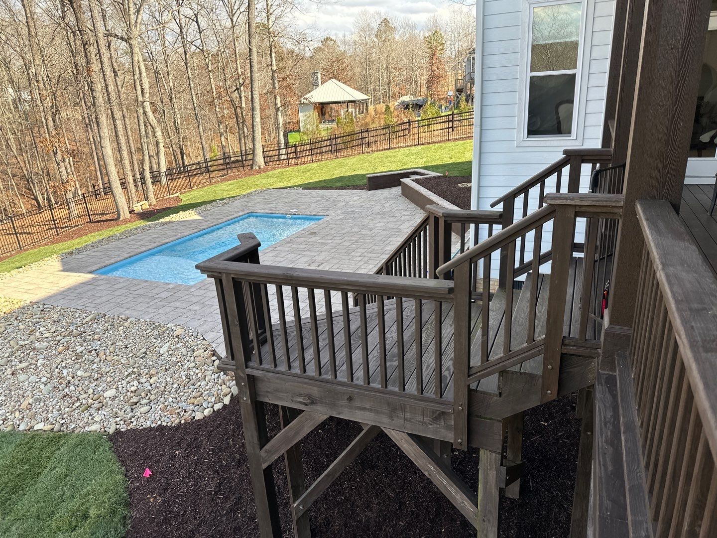 Coated Deck using Wood Sealant by DuraSeal