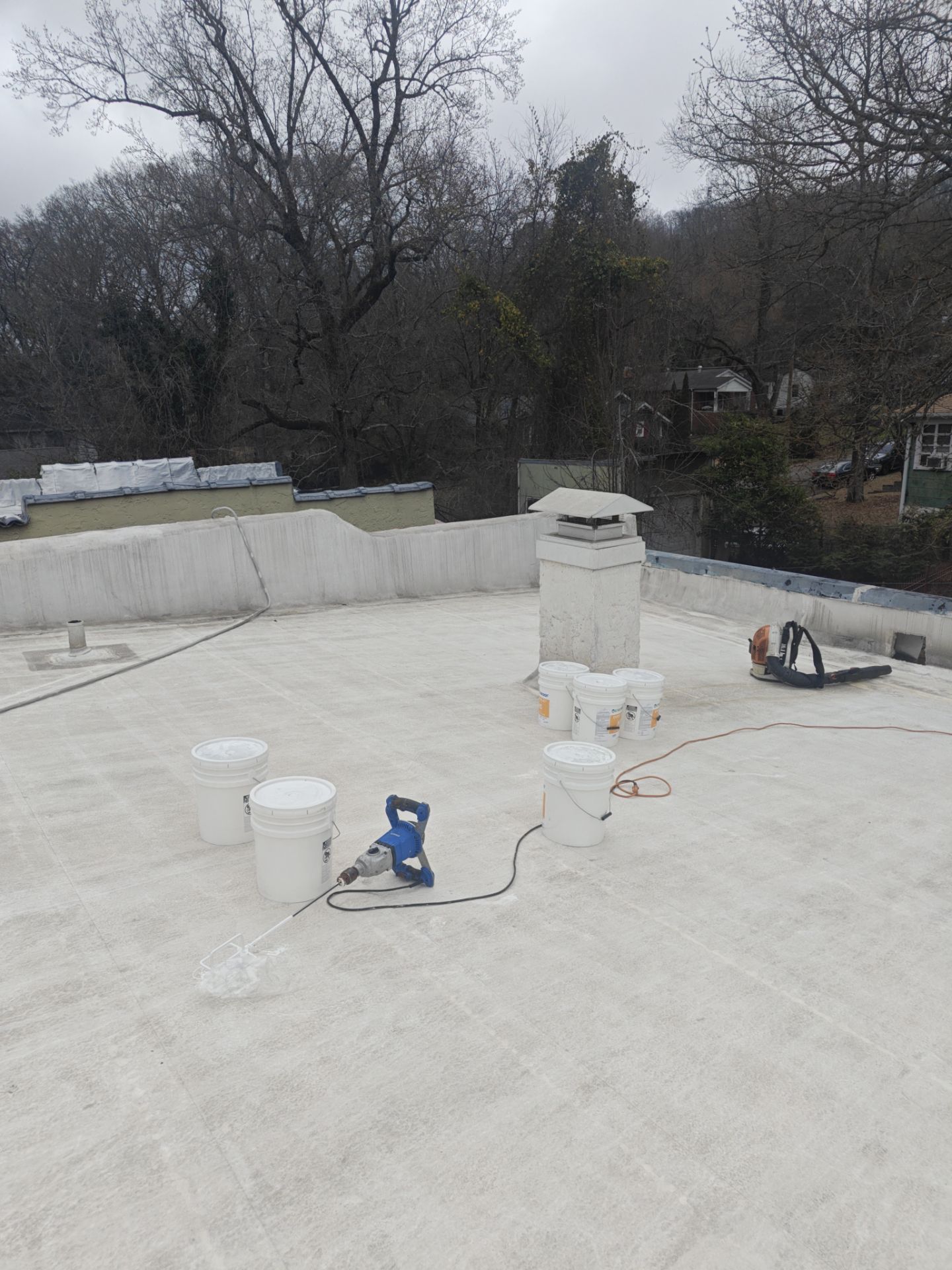 Flat Roof Restoration in Birmingham by NANOROOF Alabama