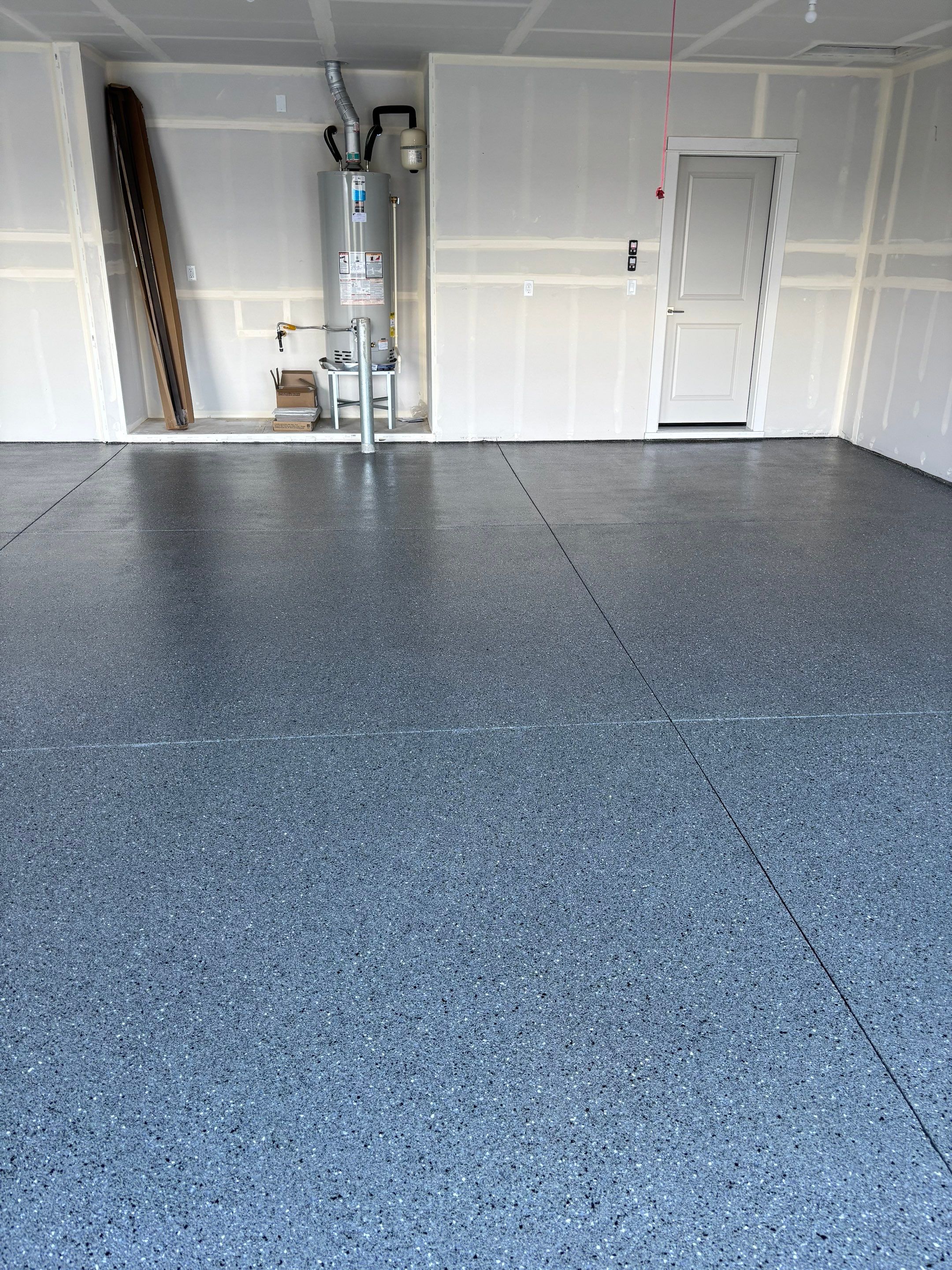 Garage Transformation using Slate Hybrid by Croc Coatings, LLC
