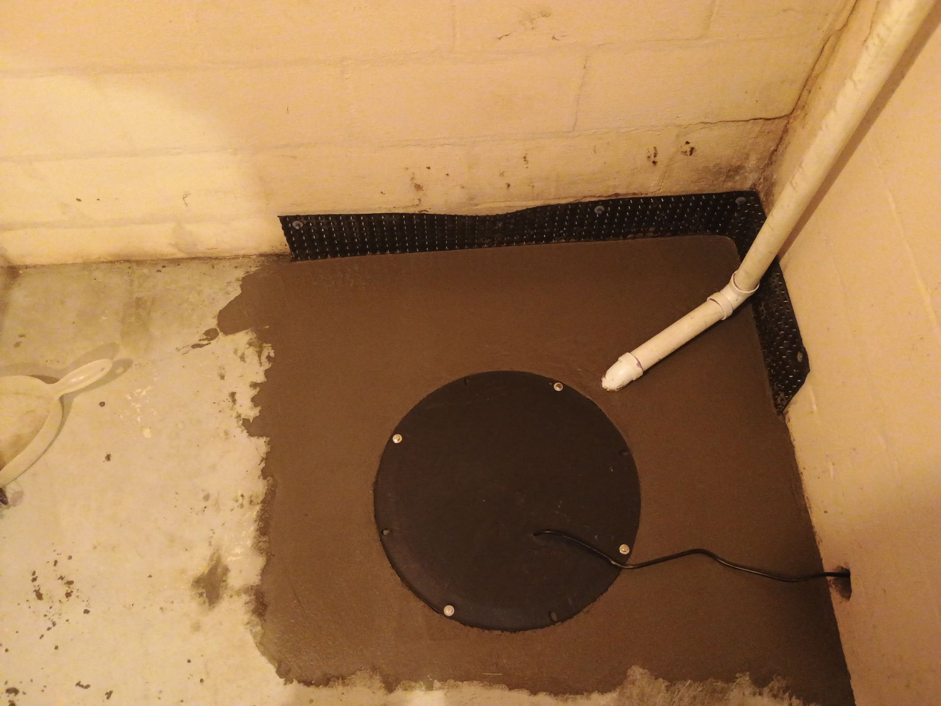 Sump Basin & Discharge Completion in St. Paul, MN by Waterproofing Northeast
