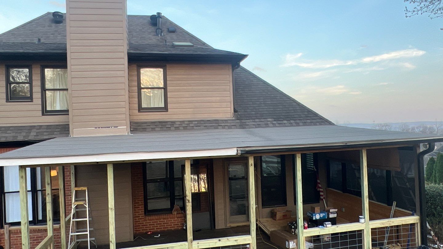 Lake Crest Circle - Roof and Deck Installation  by Pillar and Pine