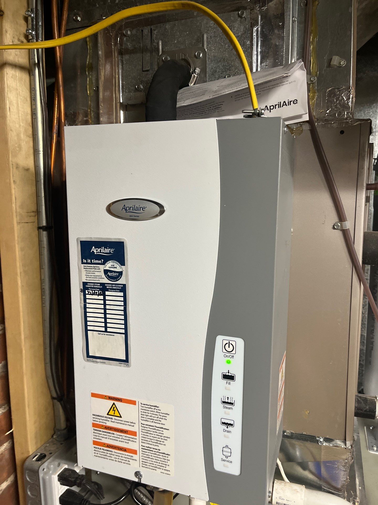 Humidifier Tank Replacement and System Evaluation — Beverly, MA. by FAGONE MECHANICAL