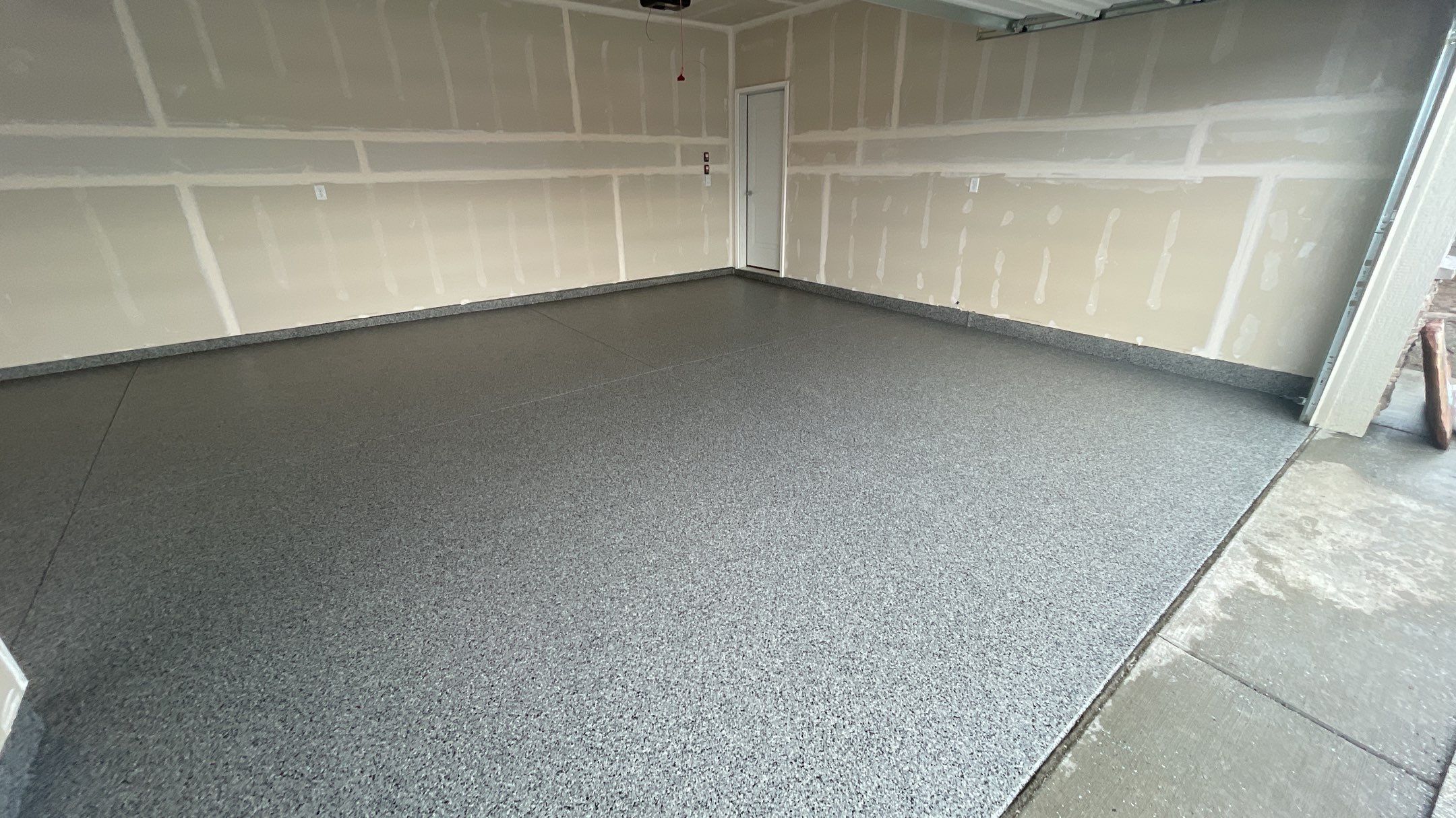 Garage Transformation using Nightfall by Croc Coatings, LLC