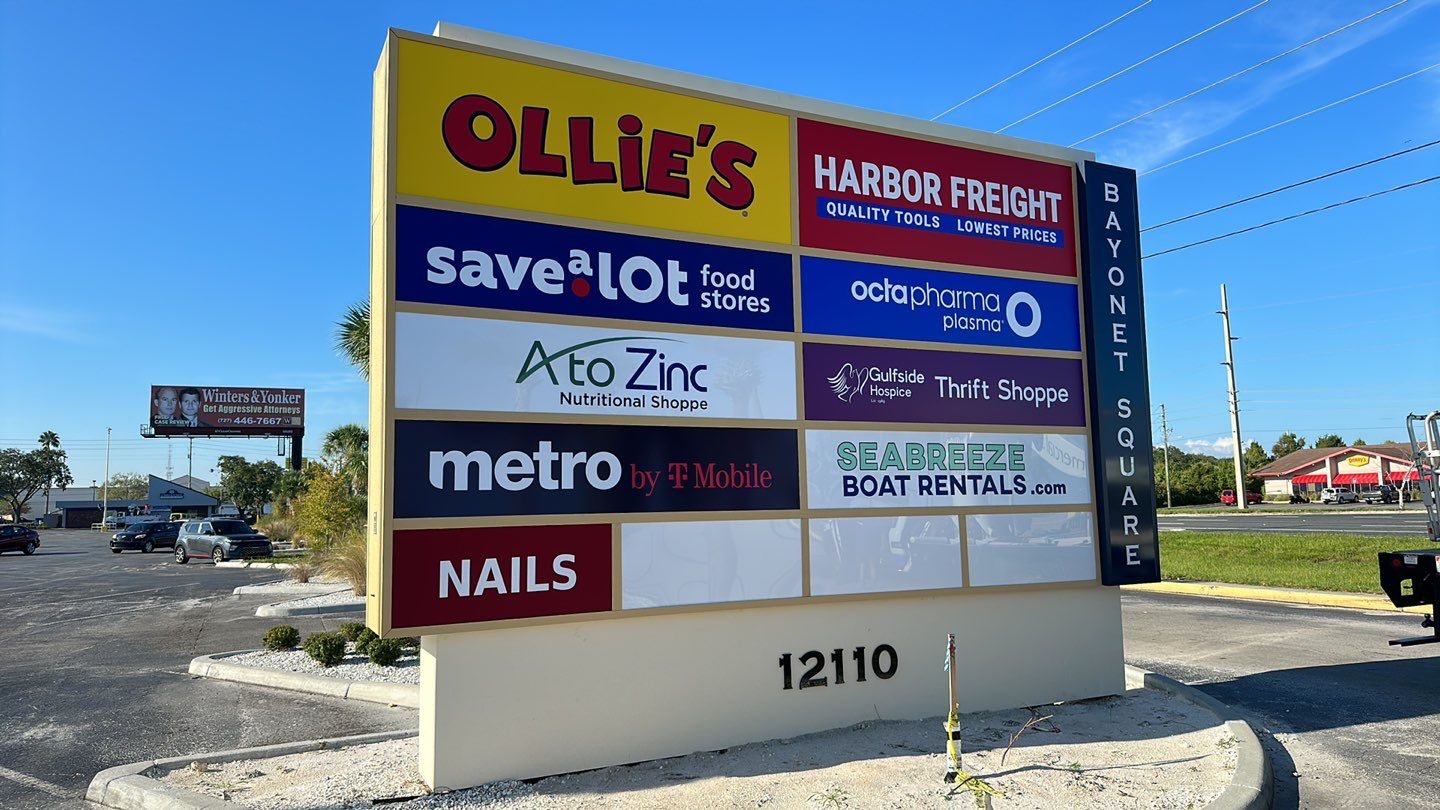 Bayonet Square Monument Sign by SignCrafters